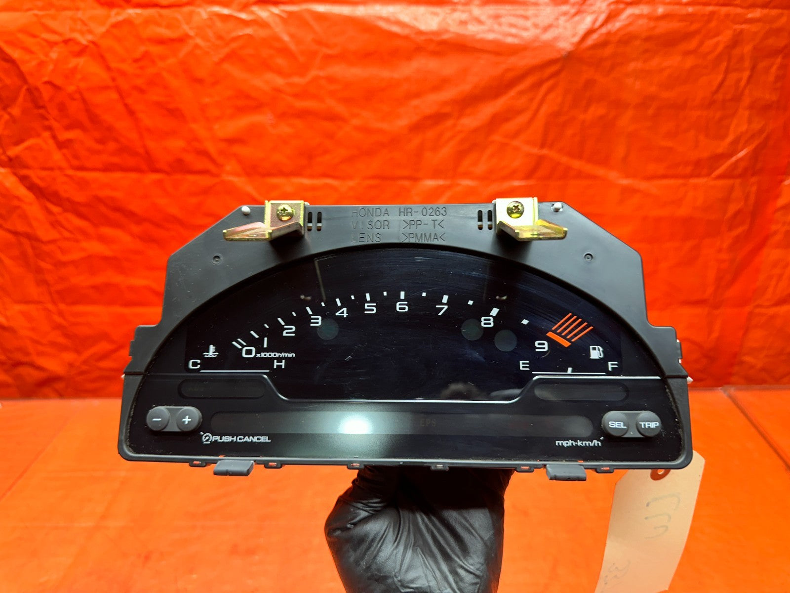 00 03 HONDA S2000 AP1 2.0L INSTRUMENT GAUGE CLUSTER SPEEDOMETER TACHOMETER 3378