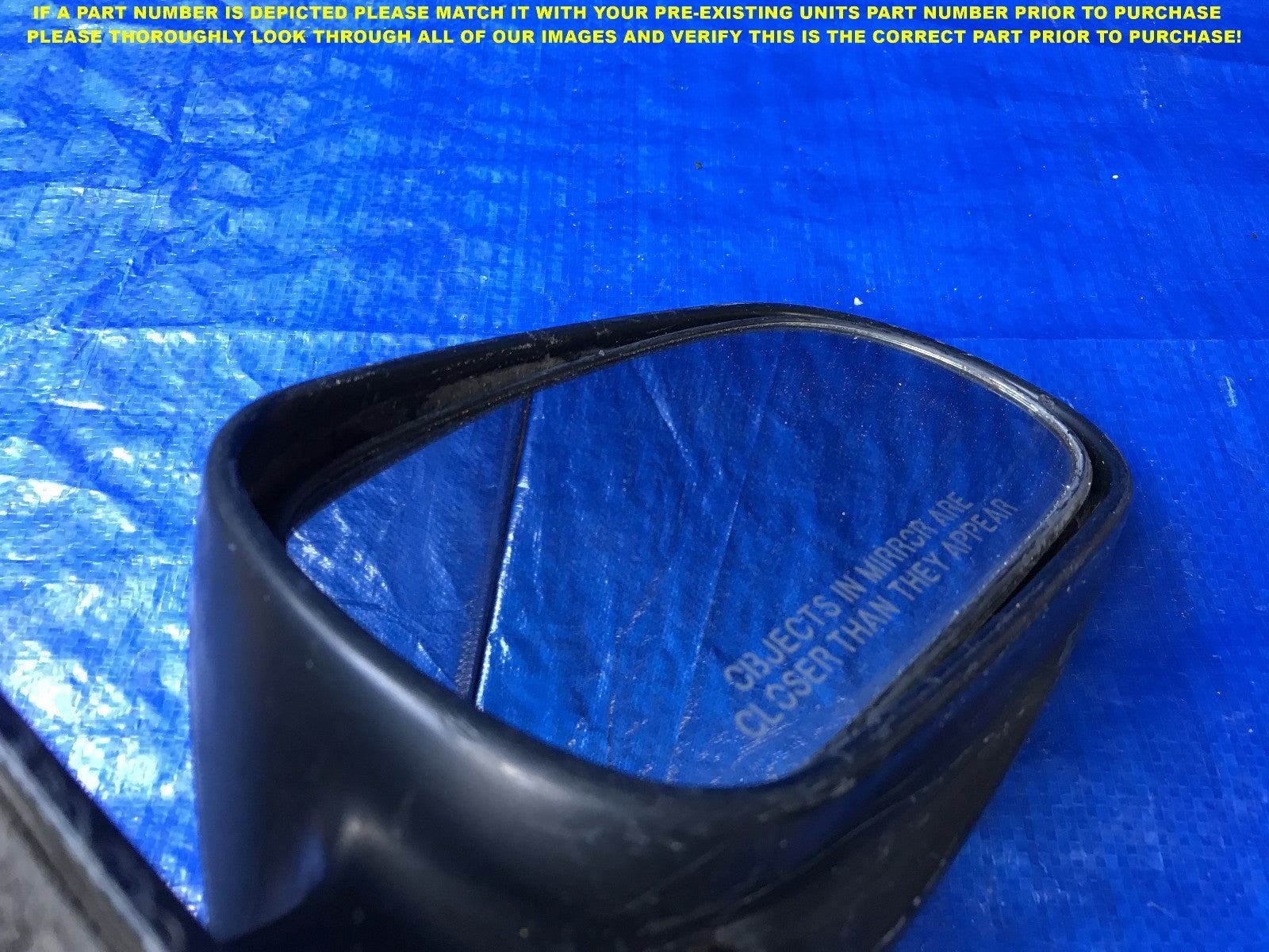 OEM 1992 1993 1994 ACURA VIGOR PASSENGER RIGHT SIDE VIEW MIRROR E60190506
