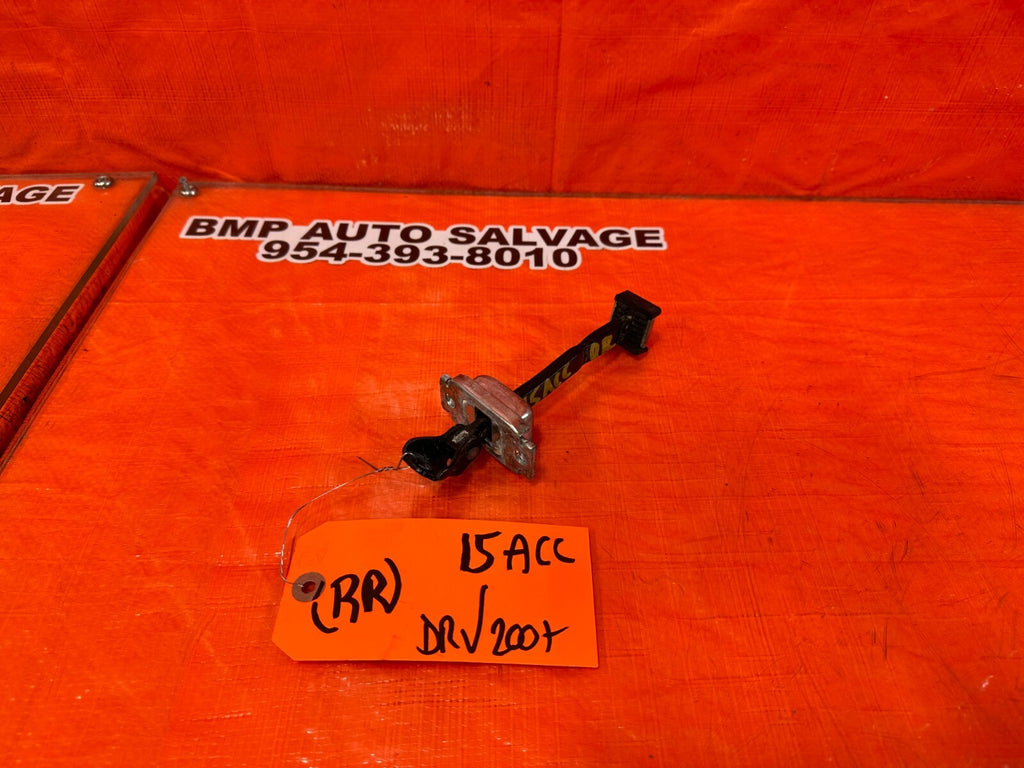 13 17 HONDA ACCORD SEDAN PASSENGER REAR DOOR CHECKER HINGE ARM STOPPER OEM #15AC0