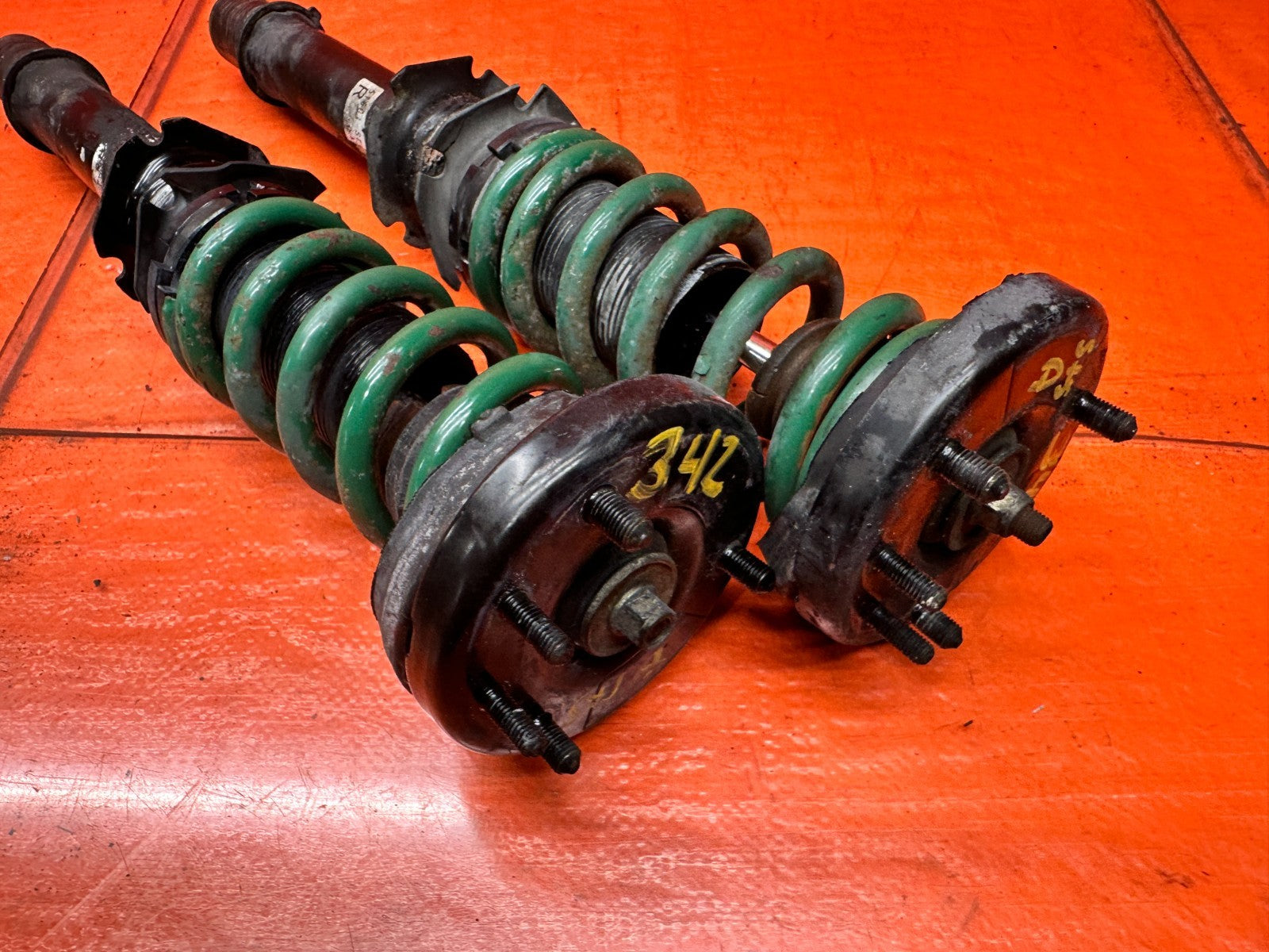 04-08 ACURA TSX 4D FRONT SHOCKS STRUTS WITH AFTERMARKET LOWERING COILOVERS #3427