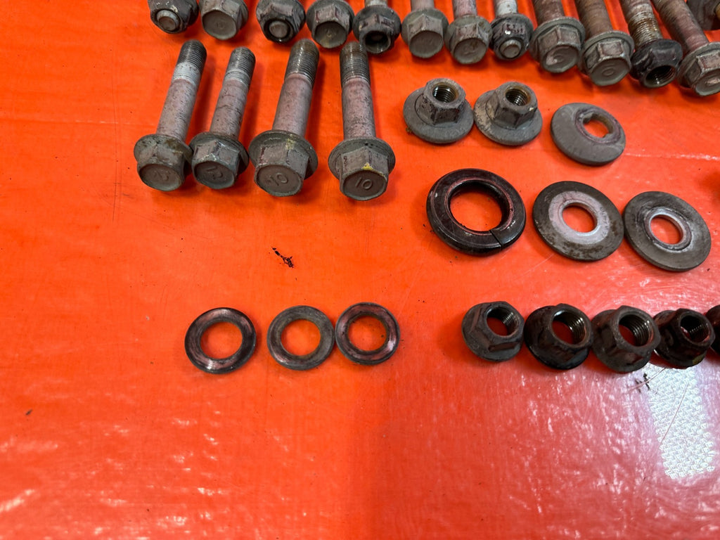 13 16 HYUNDAI GENESIS COUPE 3.8L   REAR TRAILING ARM CAMBER CASTER BOLTS #3181