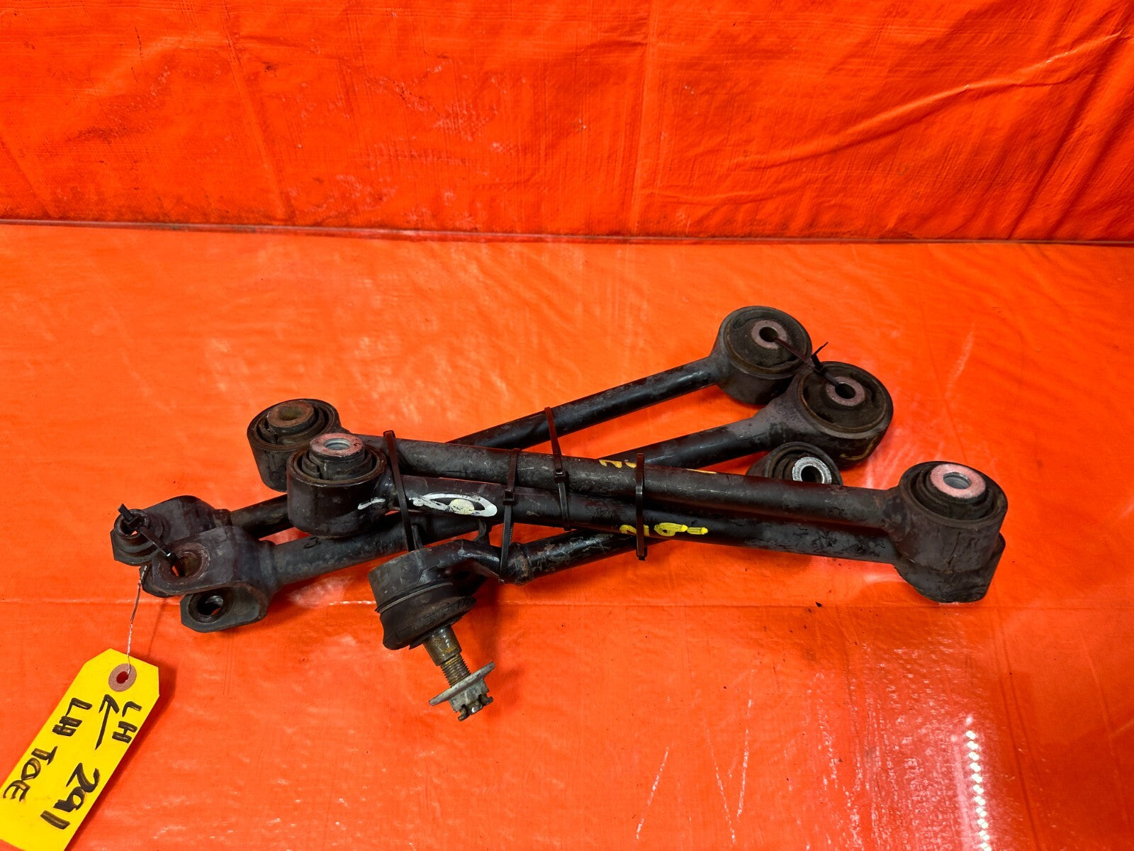 04 08 ACURA TSX   DRIVER LEFT REAR   LOWER CONTROL ARM SET OF 5   ALL ARMS #29111