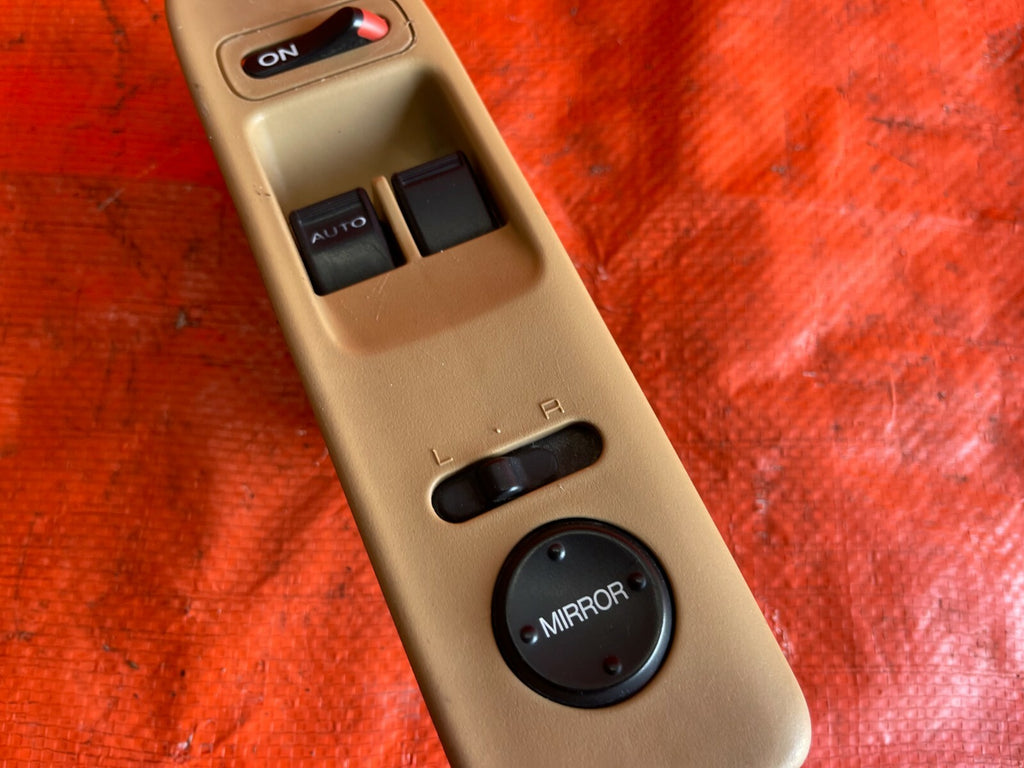 00 09 HONDA S2000   DRIVER LEFT   MASTER WINDOW SWITCH   TAN   OEM OE FACTORY5