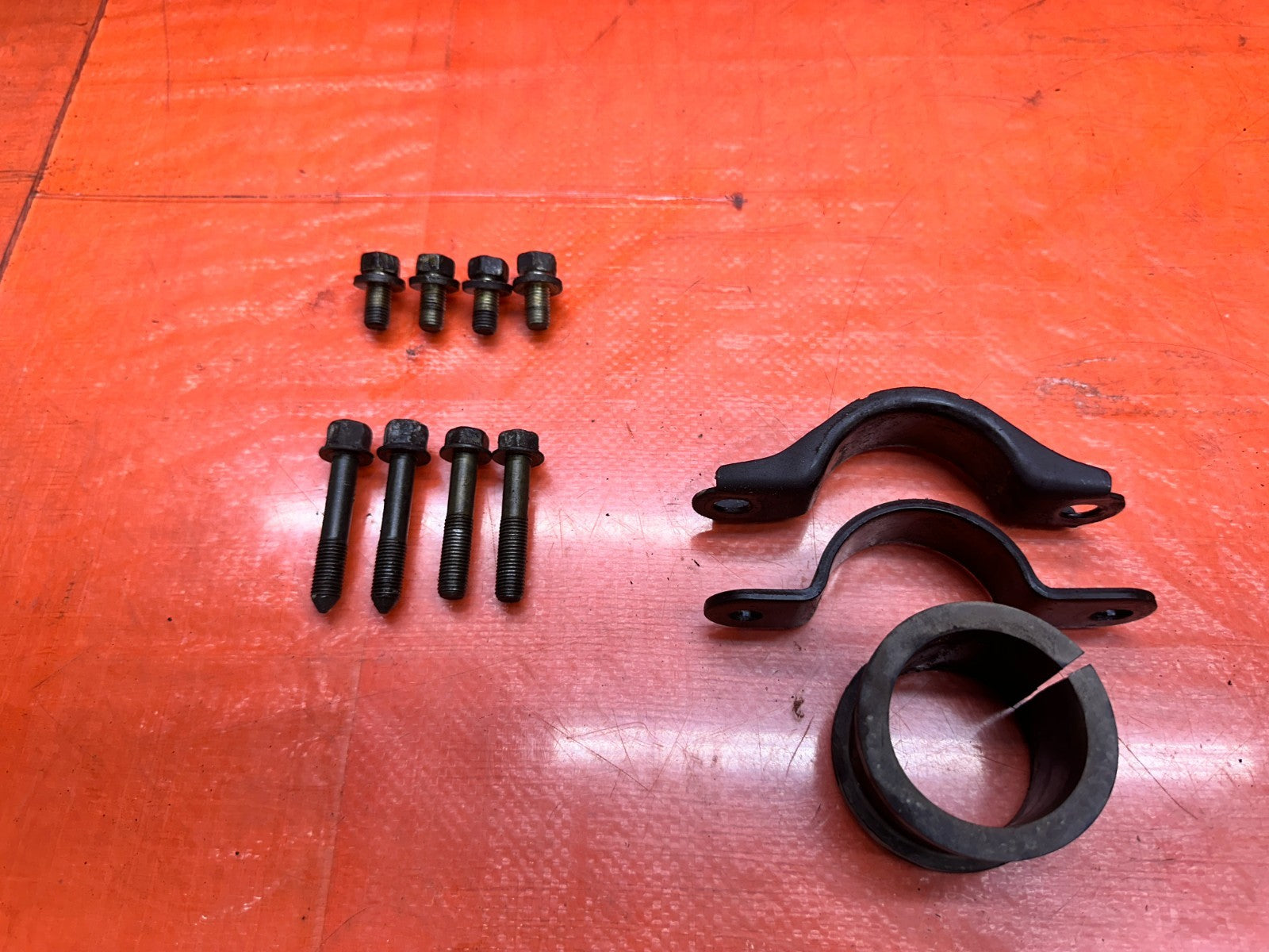 97 01 HONDA PRELUDE 2.2L POWER STEERING RACK PINION BRACKET BOLTS OEM #3364