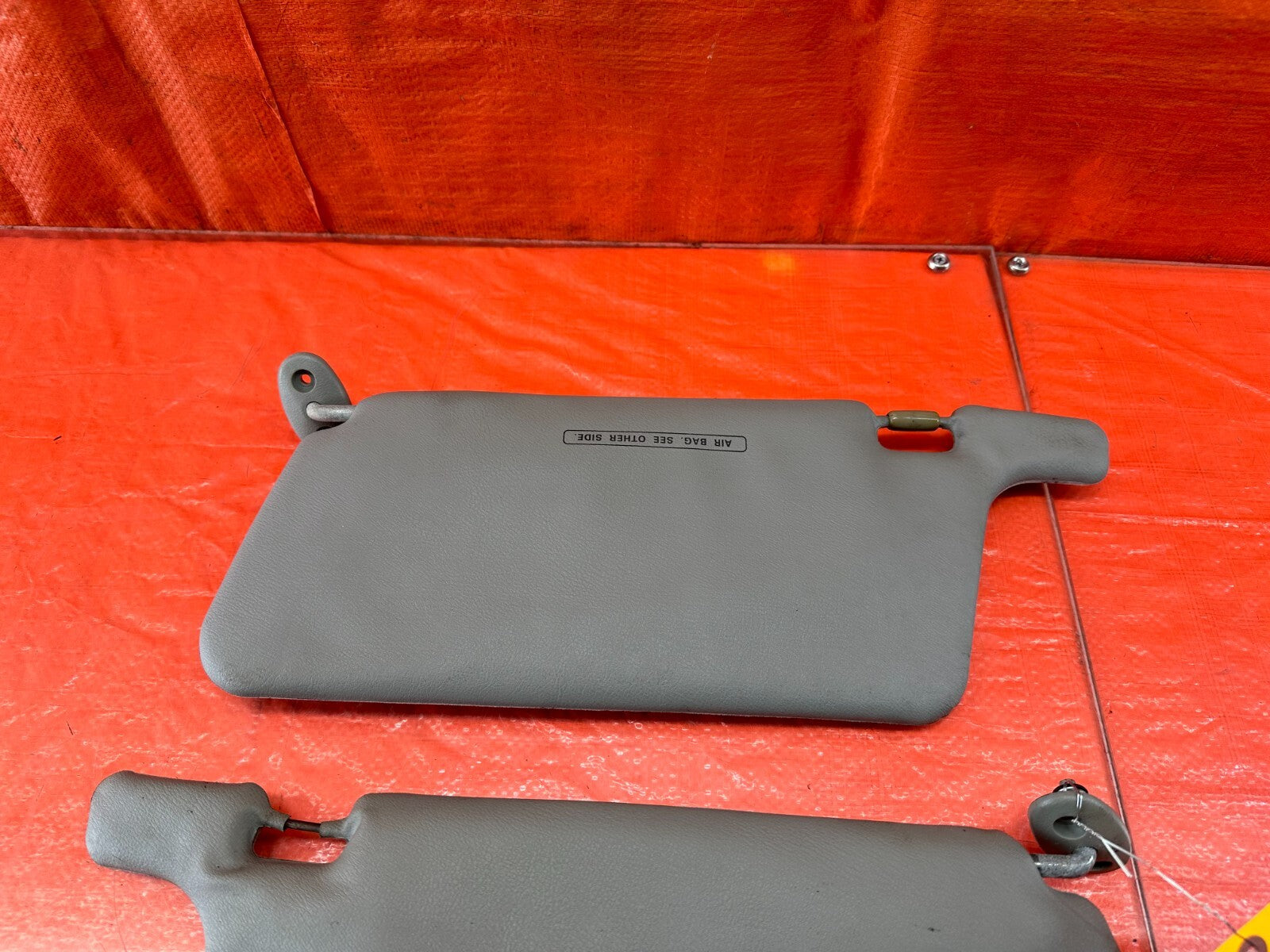 94 97 ACURA INTEGRA   LEFT AND RIGHT SUN VISORS PAIR SET   OEM FACTORY 2266
