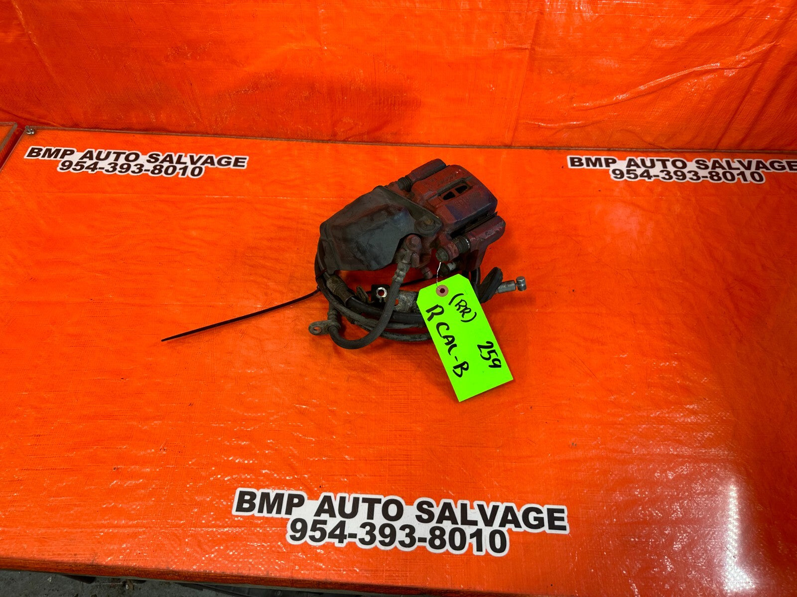 92 01 HONDA PRELUDE   BRAKE CALIPER   PASSENGER RIGHT REAR   OEM FACTORY #2594