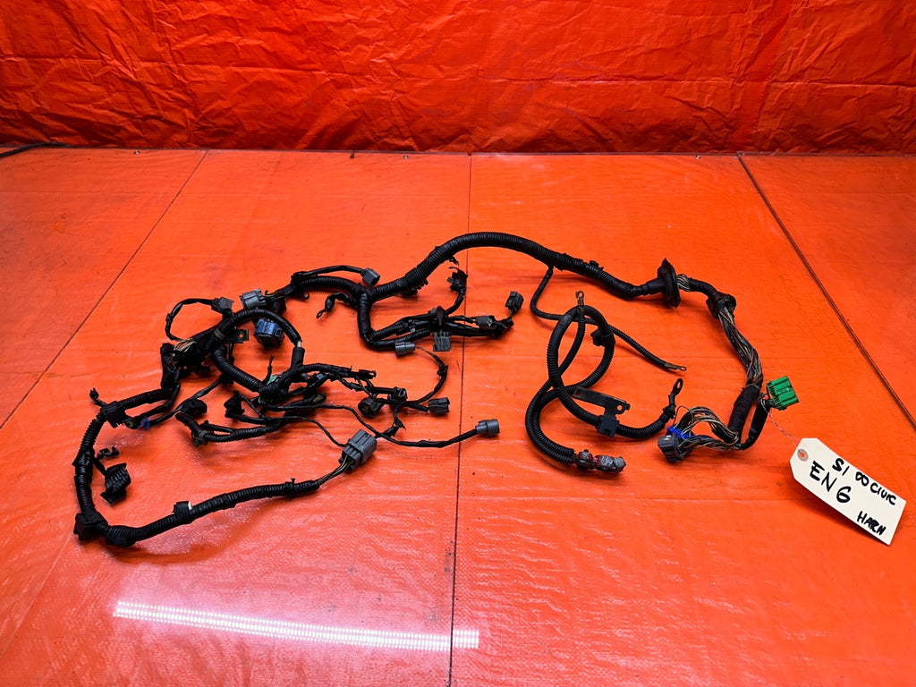 99 00 HONDA CIVIC SI 1.6L B16A2 B16 B16A ENGINE WIRE HARNESS OEM  MISSN 2 PLUGS0