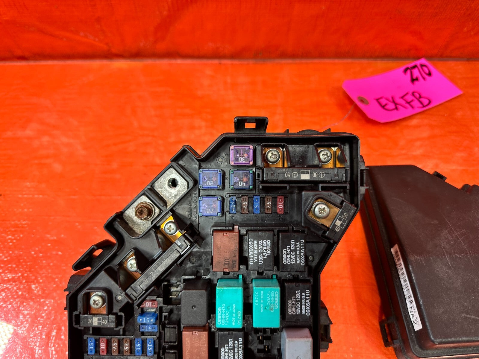 OEM 2008 08 HONDA CIVIC SI COUPE FUSE BOX EXTERIOR ENGINE BAY UNDER HOOD OEM 2703