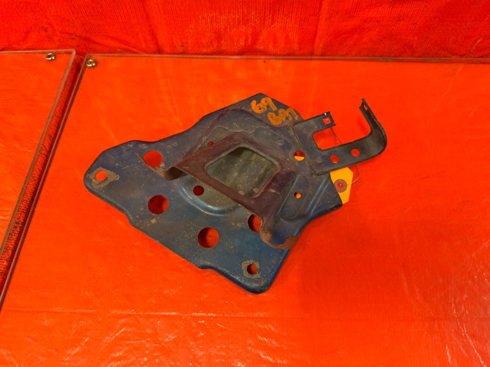02 06 ACURA RSX FACTORY BATTERY TIE DOWN TRAY BRACKET OEM OE FACTORY #694