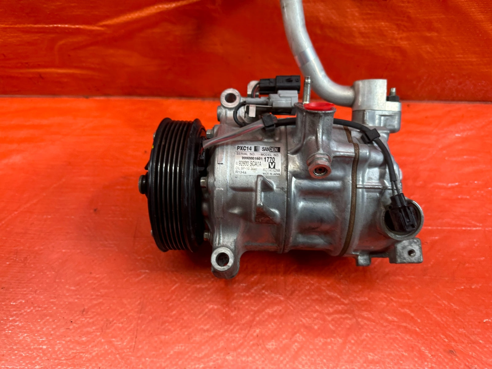 16 20 INFINITI Q50 Q60 3.0L HVAC AIR CONDITIONG AC COMPRESSOR   OEM FACTORY #2156