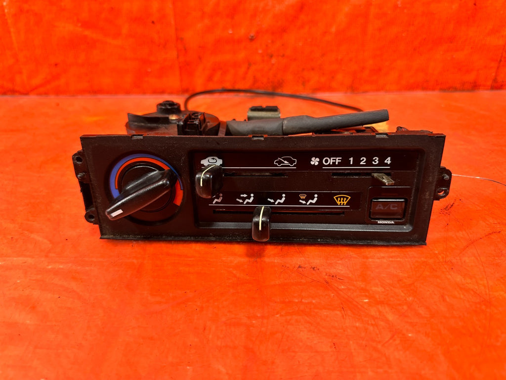 90 91 HONDA CIVIC HATCHBACK HVAC AIR CONDITIONING AC HEATER CLIMATE CONTROL  3171