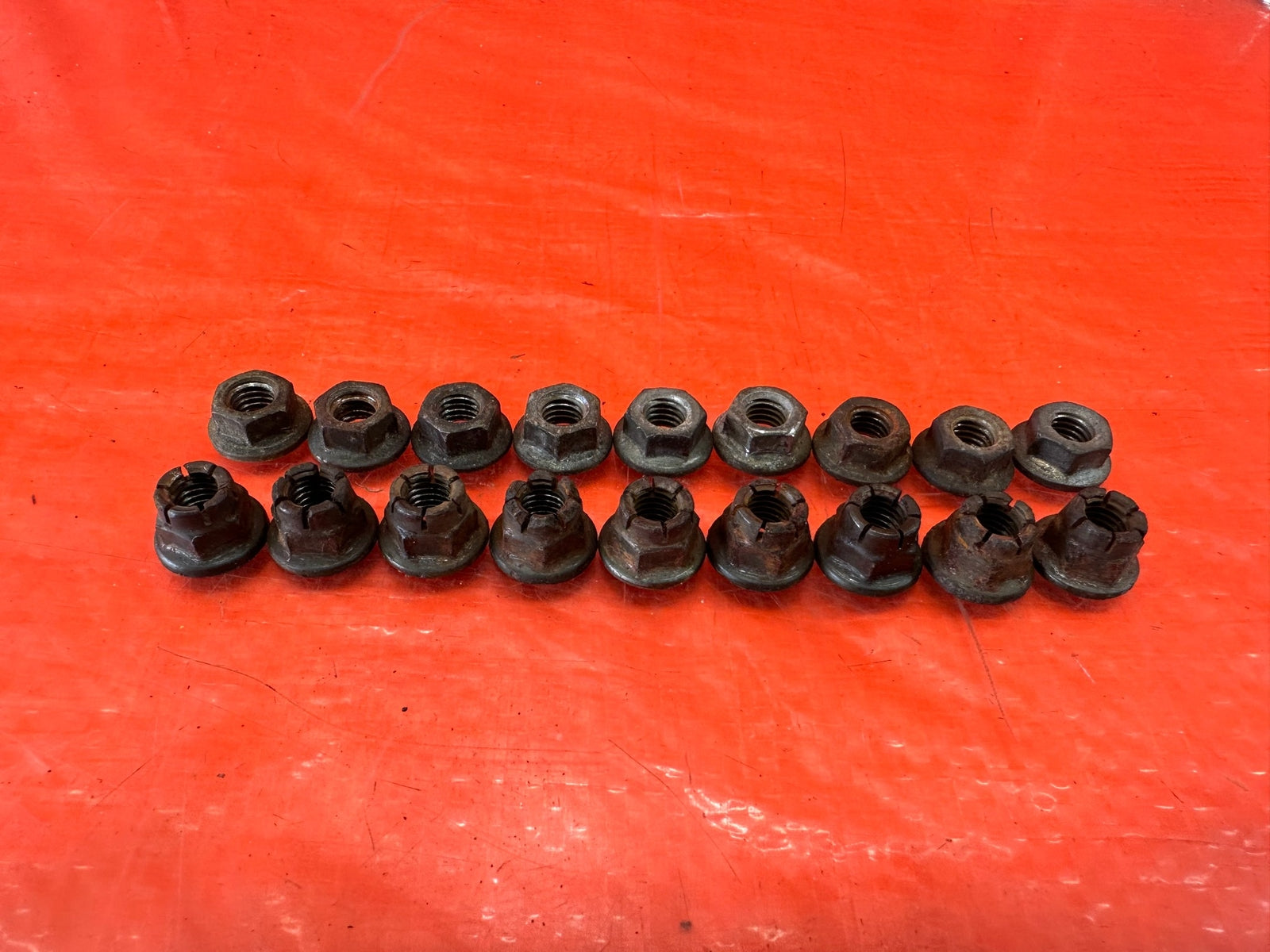 99 00 HONDA CIVIC SI B16A2 FACTORY INTAKE & EXHAUST MANIFOLD HARDWARE BOLTS #2215