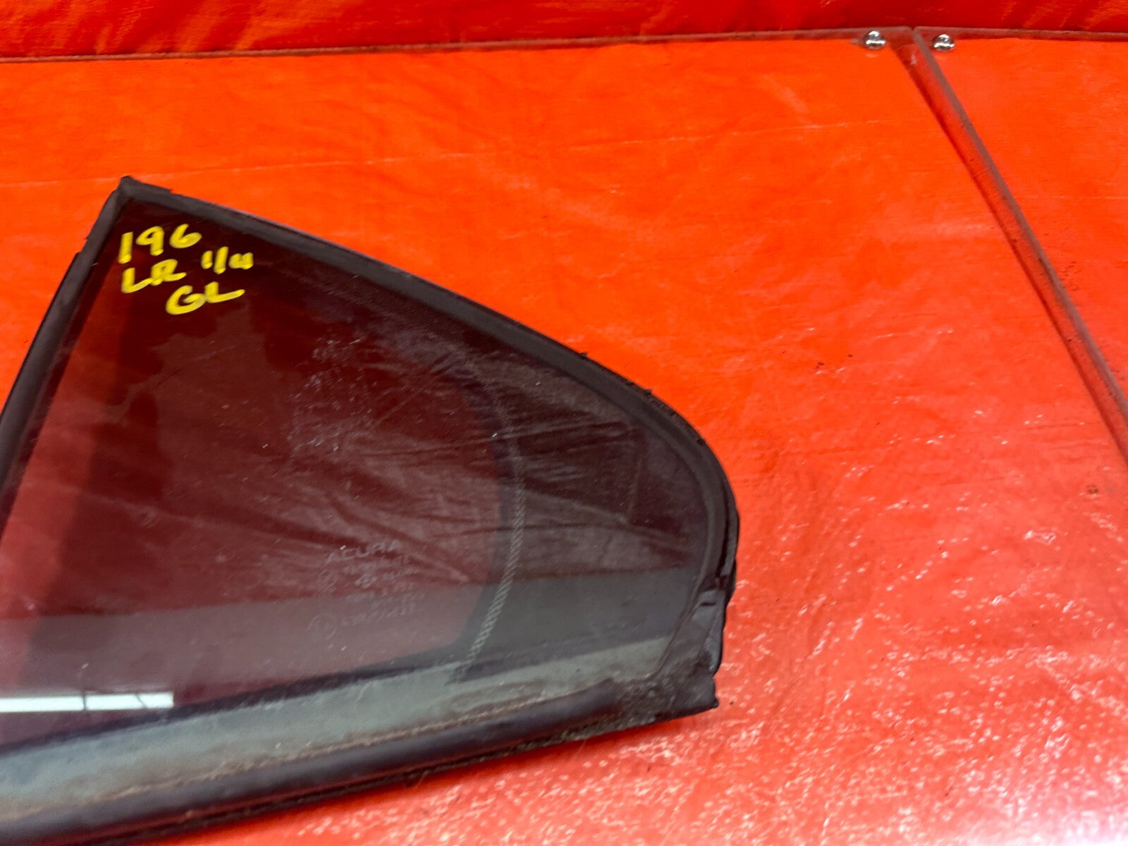 04 08 ACURA TSX   DRIVER LEFT REAR   DOOR VENT GLASS   OEM FACTORY #1966