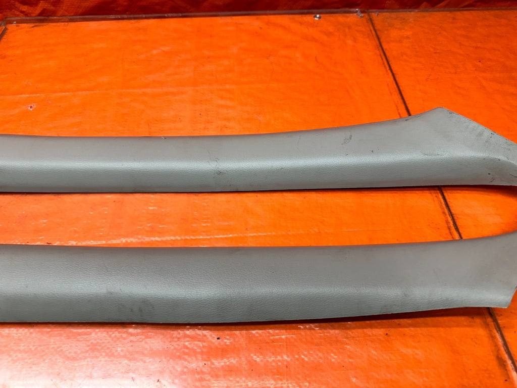 94-01 ACURA INTEGRA 4D SEDAN FRONT WINDSHIELD A PILLAR TRIM PANELS PAIR #3409
