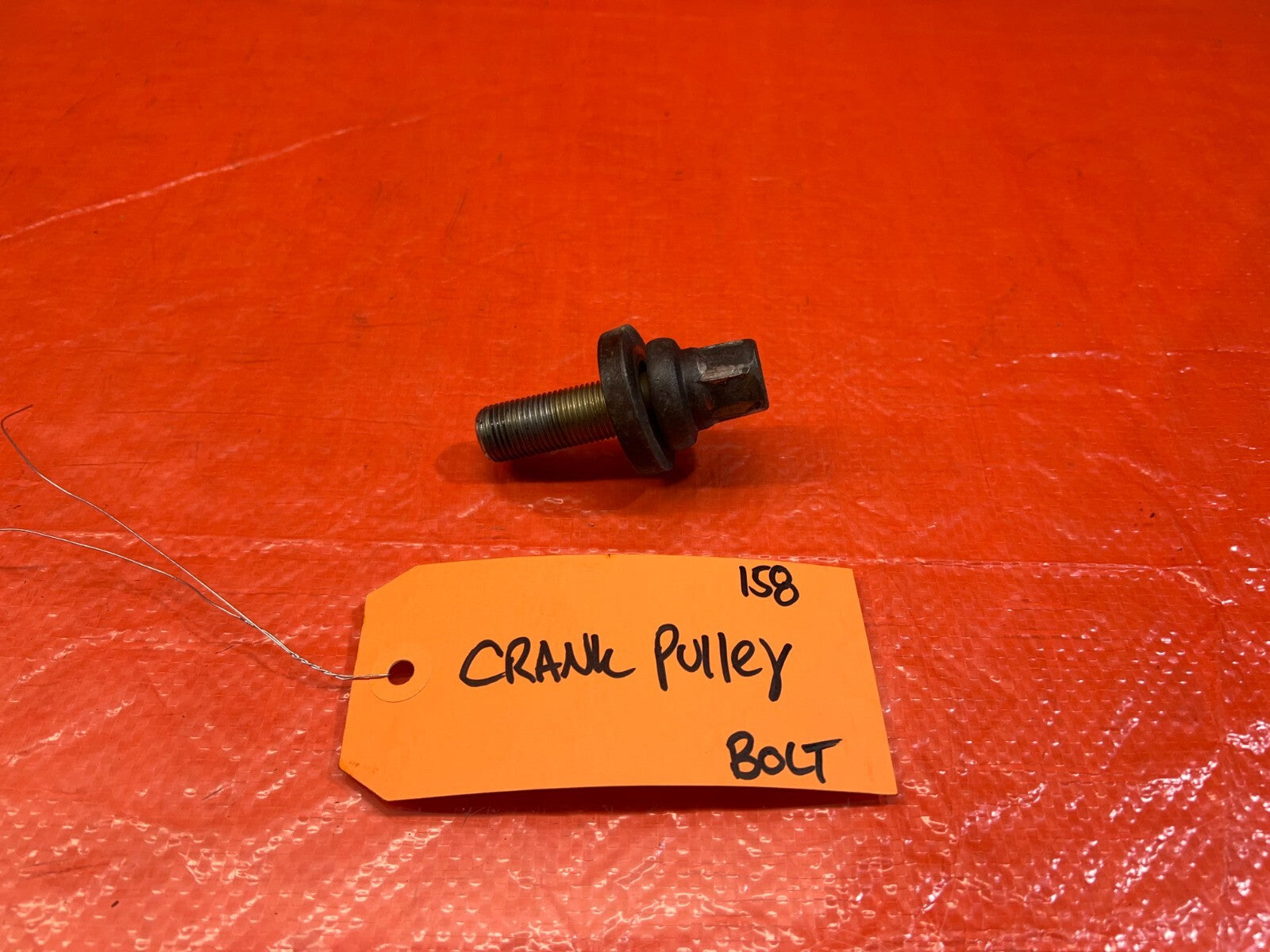 09 14 ACURA TSX 2.4L   CRANKSHAFT CRANK SHAFT HARMONIC BALANCER PULLEY BOLT #1587
