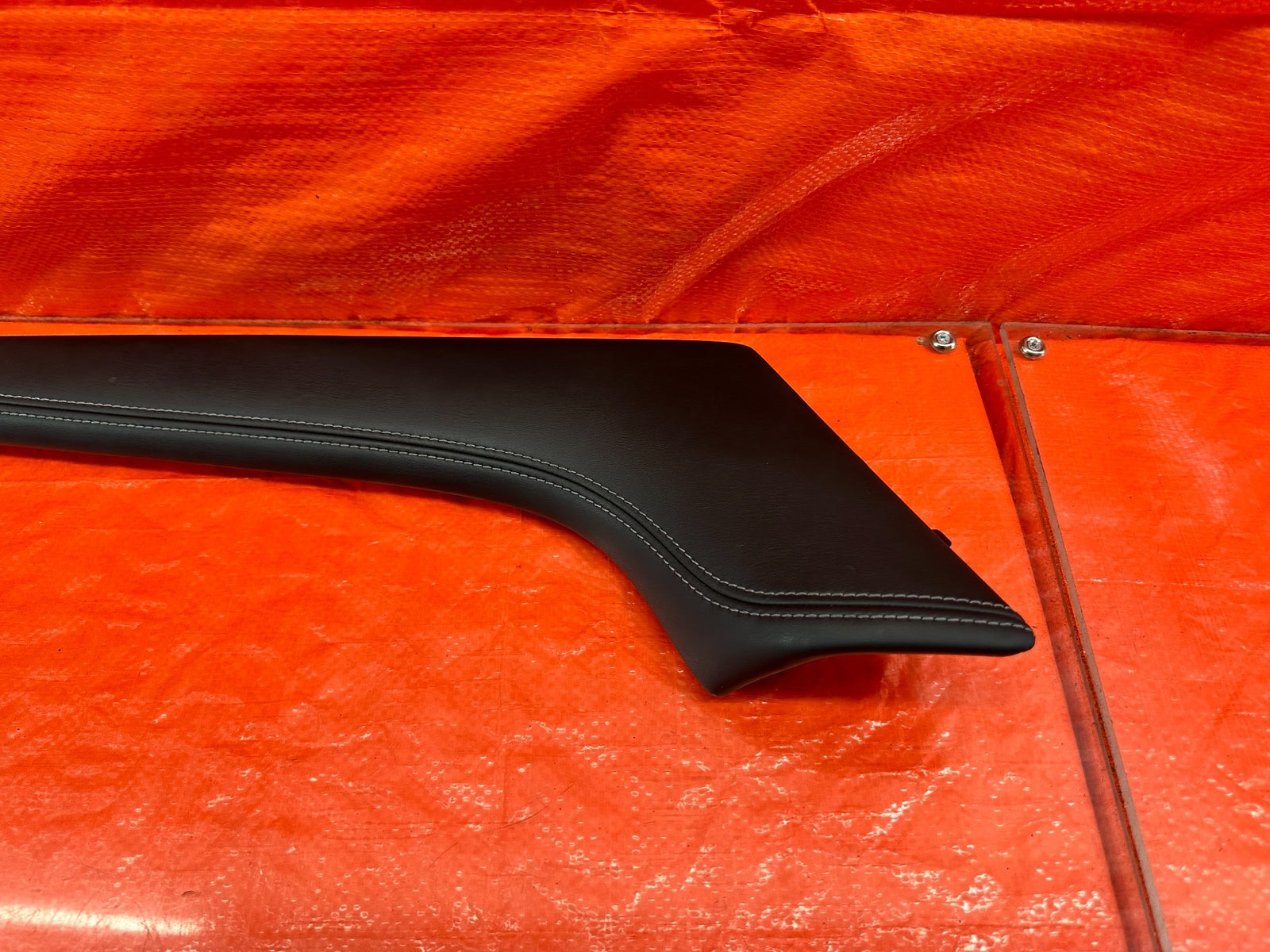 14 17 INFINITI Q50   SHIFTER CONSOLE TRIM LEFT LOWER COVER KNEE PAD   OEM #18510