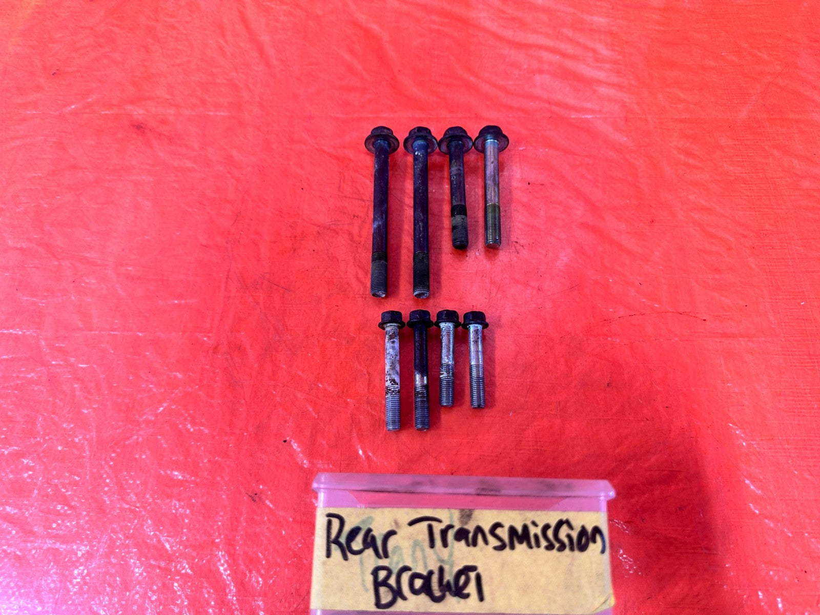 04 08 ACURA TSX  K24A2 REAR TRANSMISSION BRACKET BOLTS HARDWARE   OEM #3040