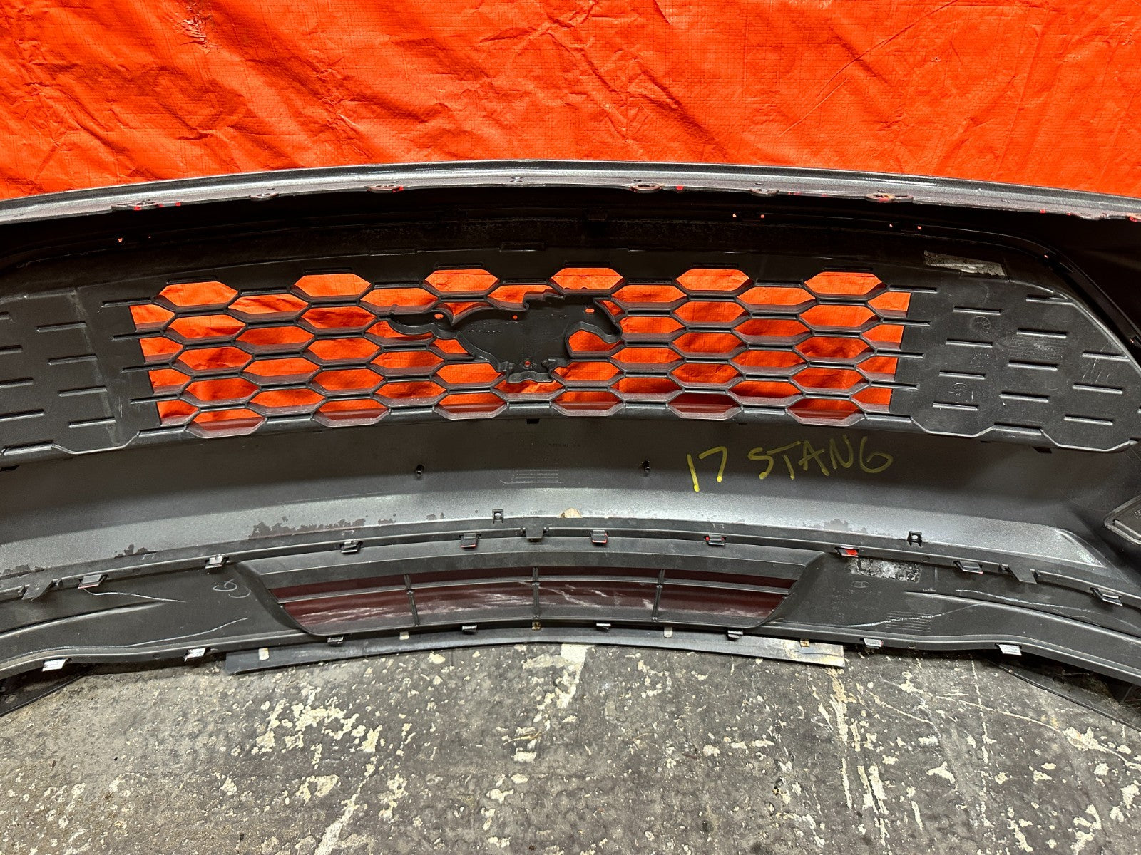 2018 2023 FORD MUSTANG FRONT BUMPER COVER FASCIA SHELL FACTORY OEM #18STANG17