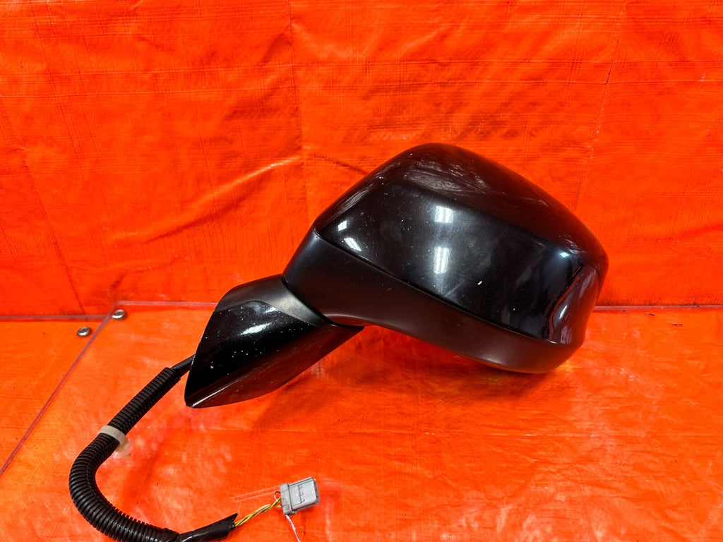 12 13 HONDA CIVIC 2D COUPE DRIVER LEFT EXTERIOR SIDE VIEW MIRROR BLACK COLOR OEM4