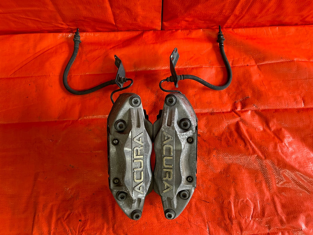 05 12 ACURA RL   4 PISTON BIG BRAKE CALIPER SET   CALIPERS LEFT RIGHT   OEM OE8