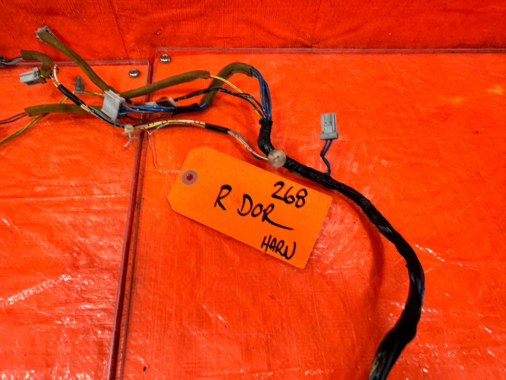 97 01 ACURA INTEGRA   GS GS R LS   2D   RIGHT DOOR WIRING HARNESS WIRE LOOM #2686