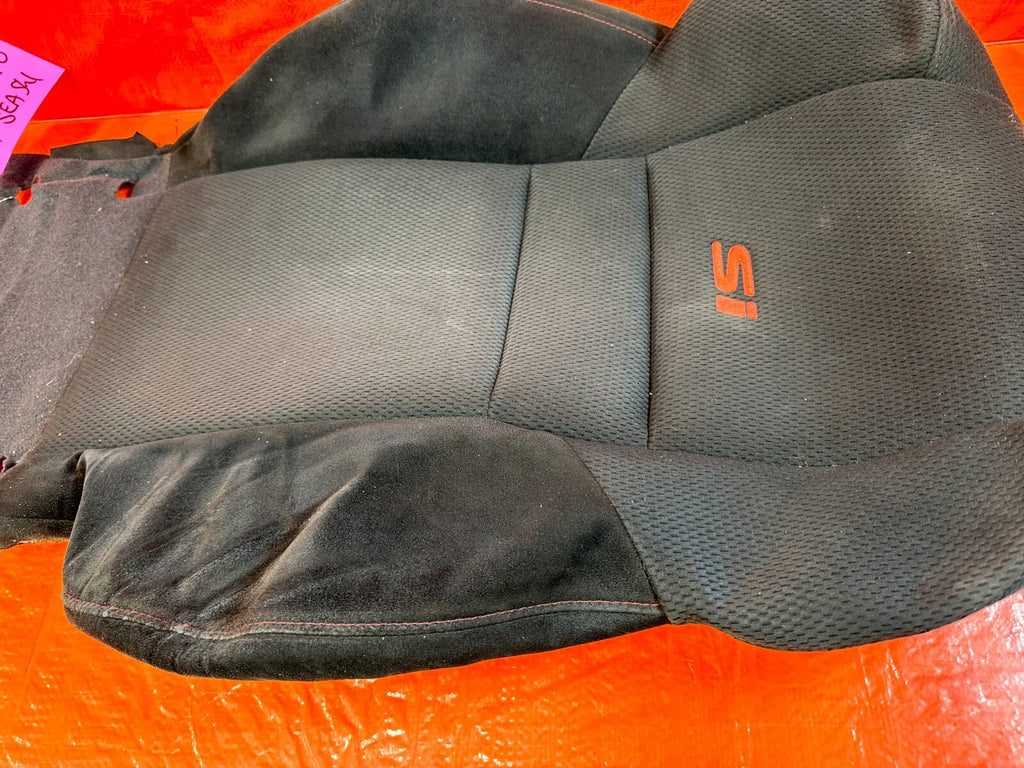 06 11 HONDA CIVIC SI DRIVER LEFT FRONT UPPER SEAT SKIN CLOTH FABRIC COVER OEM 706