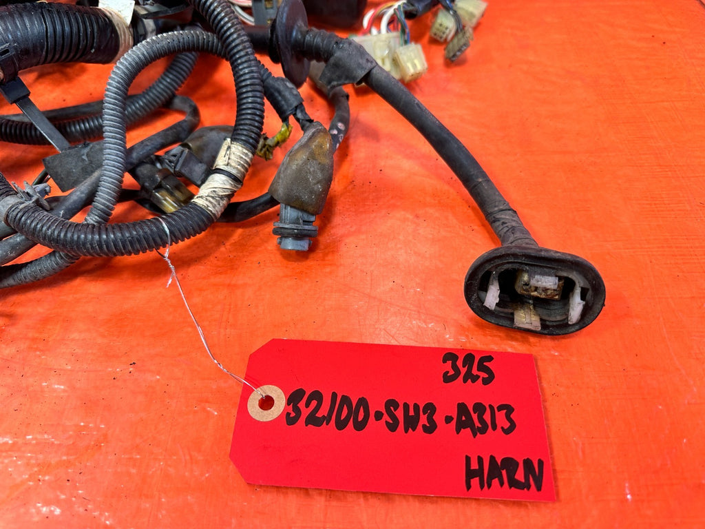 90 91 HONDA CIVIC HATCHBACK INTERIOR FIREWALL CABIN WIRING WIRE HARNESS OEM 3251