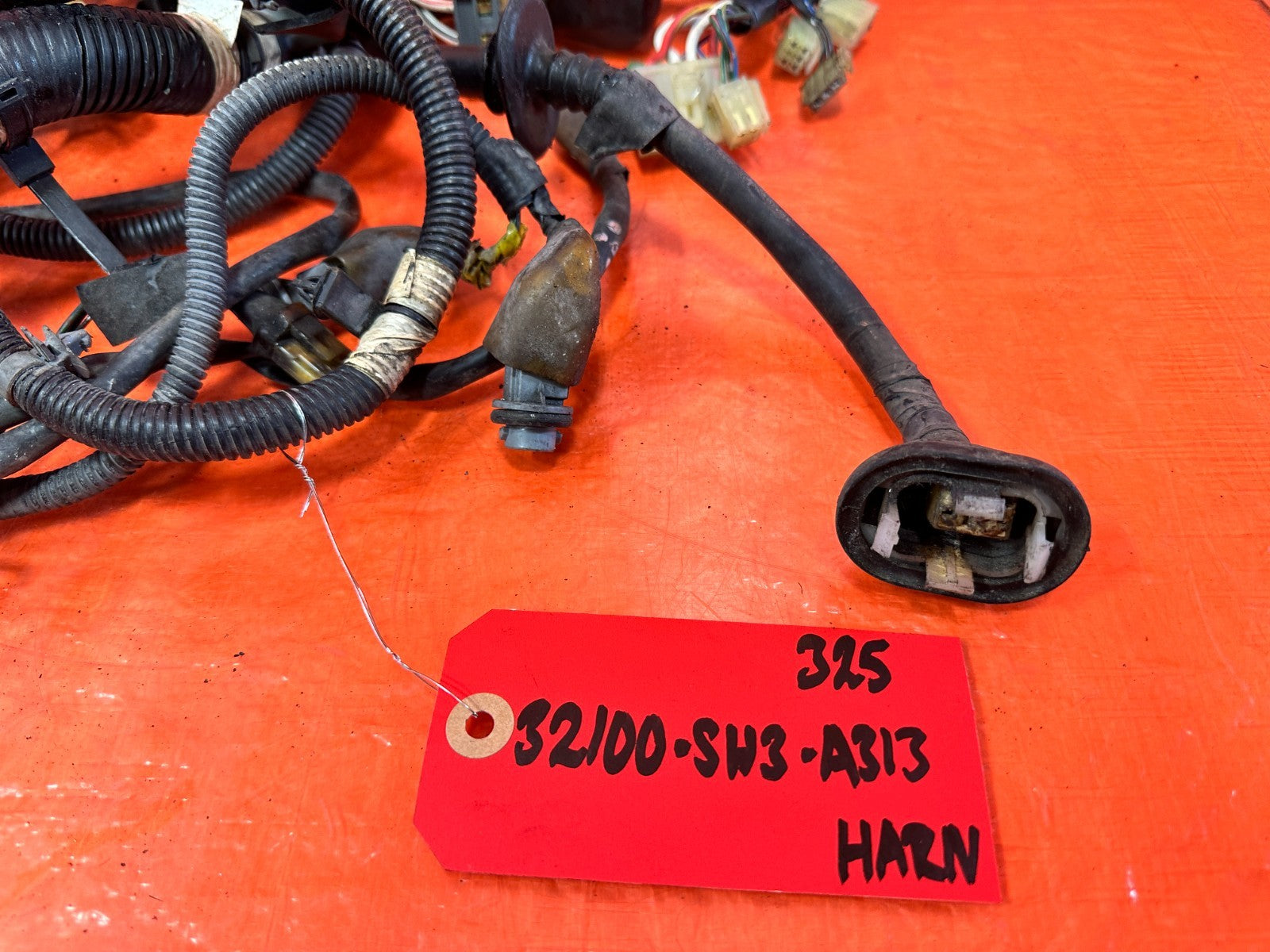 90 91 HONDA CIVIC HATCHBACK INTERIOR FIREWALL CABIN WIRING WIRE HARNESS OEM 3251