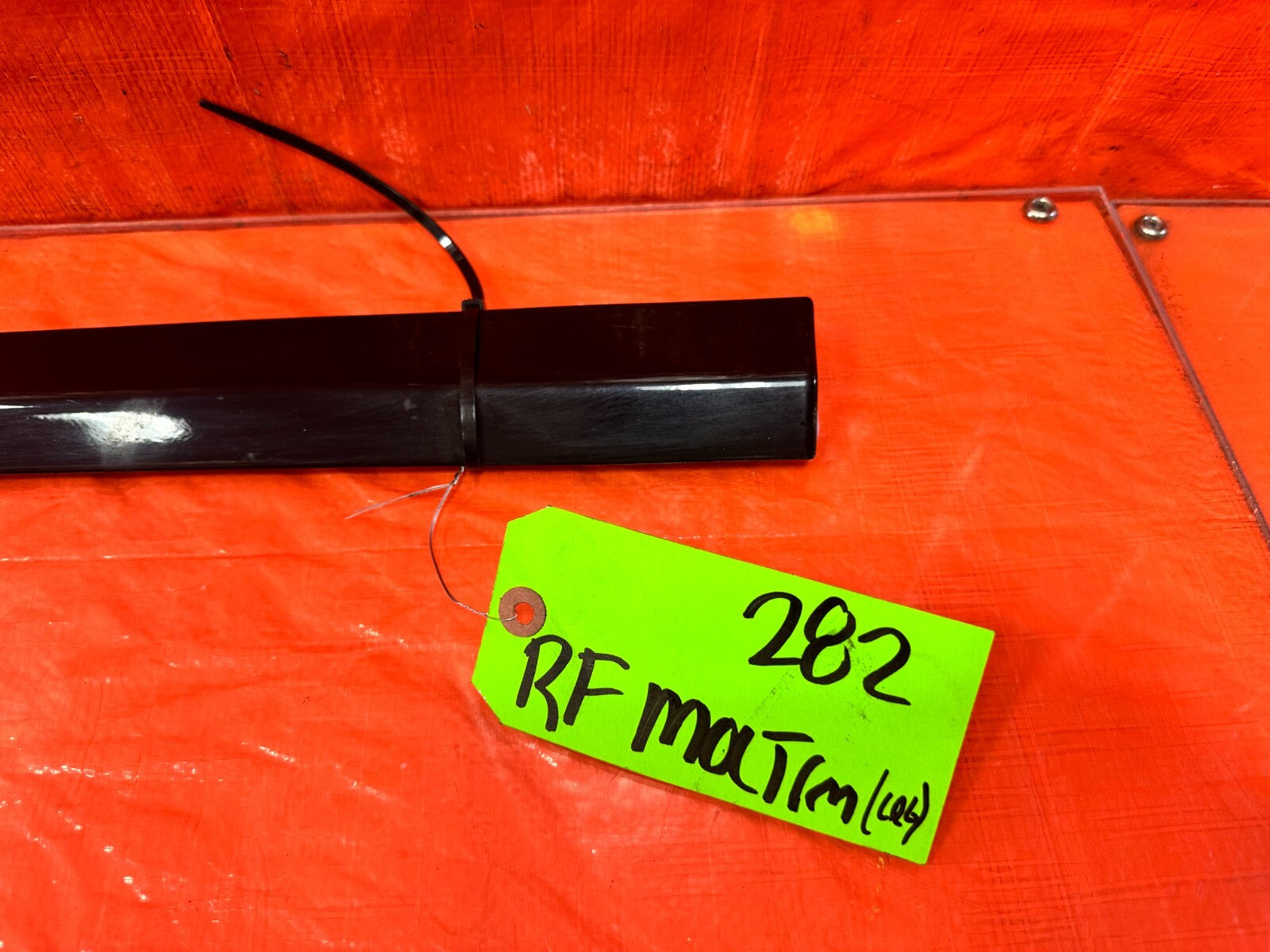 06 11 HONDA CIVIC SI 4D SEDAN   DOOR MOLDING IMPACT STRIP RIGHT FRONT OEM #2821