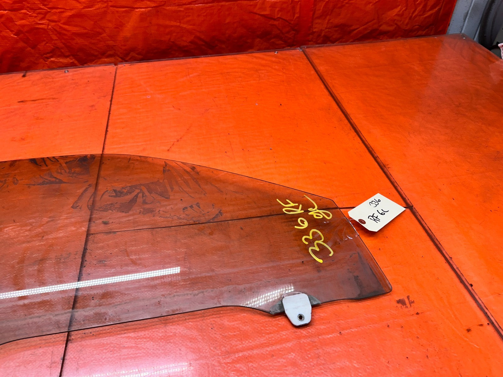 97 01 HONDA PRELUDE 2.2L PASSENGER RIGHT DOOR DOORGLASS WINDOW GLASS OEM #3365