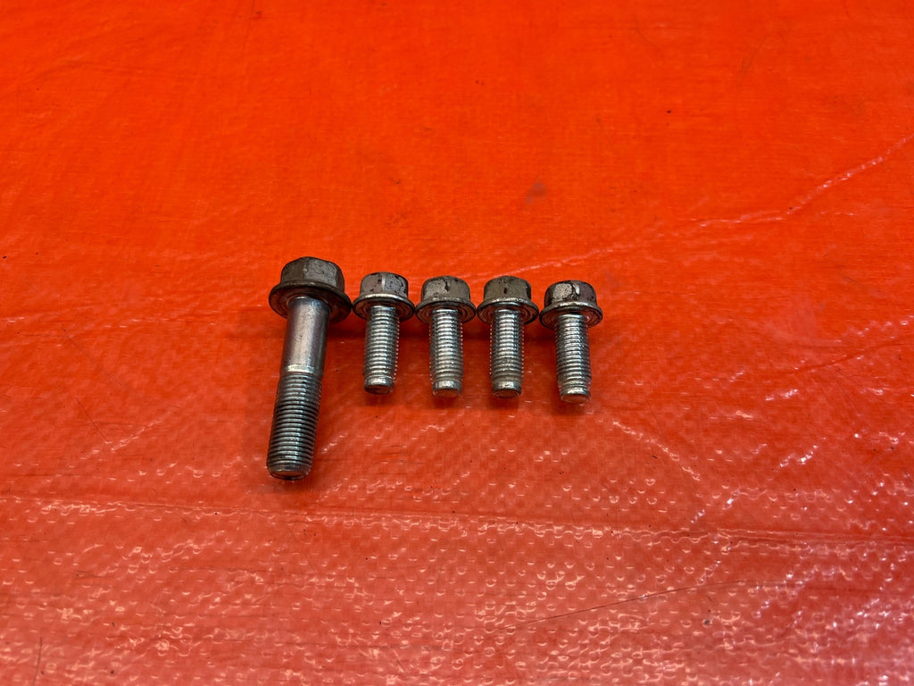 08 15 LANCER EVOLUTION X EVO 10   DRIVER LEFT MOTOR MOUNT BOLTS HARDWARE OEM 1750