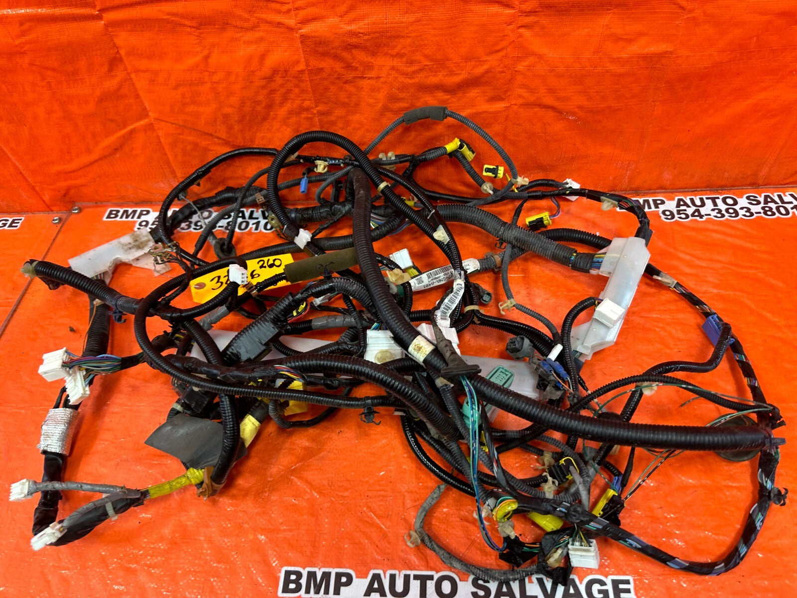 2008 08 HONDA CIVIC EX SEDAN   INTERIOR FLOOR WIRING HARNESS WIRE LOOM   OEM 2607