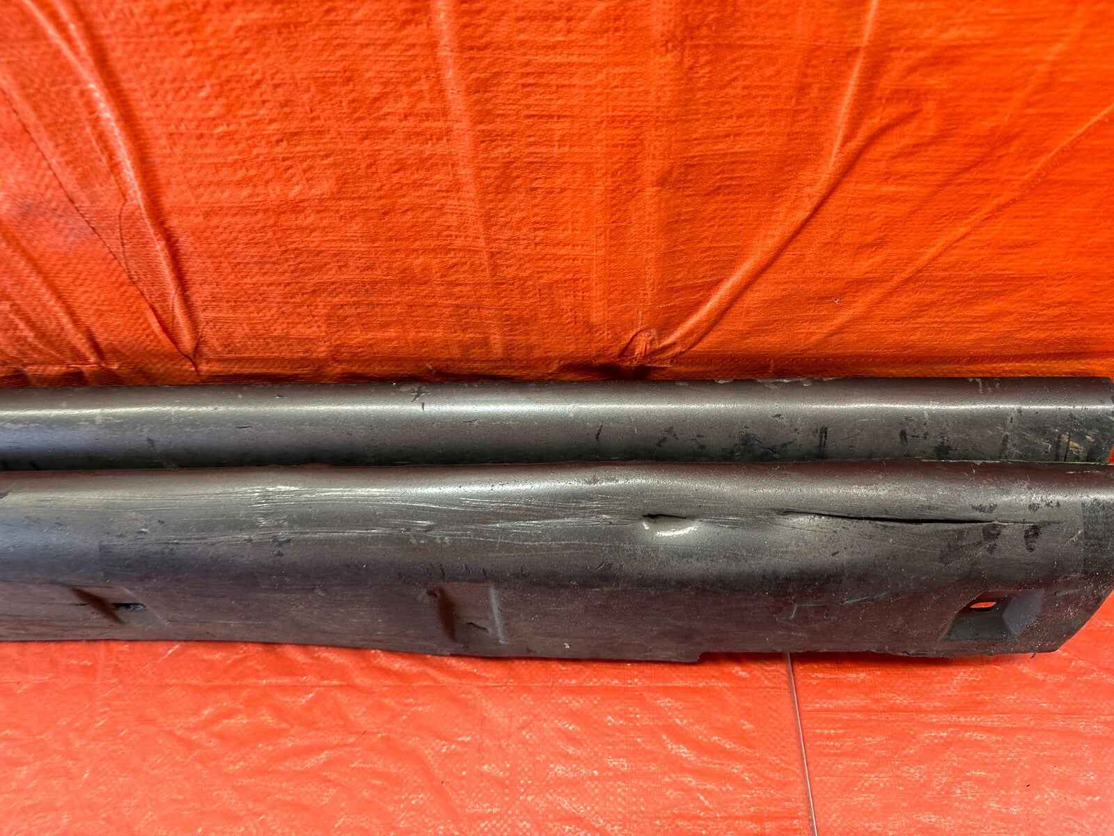 92 95 HONDA CIVIC 2D COUPE LEFT & RIGHT SIDE SKIRTS ROCKER MOLDING TRIM OEM #2365