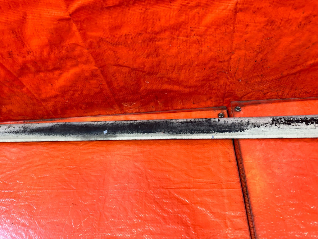 90 91 HONDA CIVIC HATCHBACK PASSENGER RIGHT DOOR MOLDING IMPACT STRIP   OEM #3256