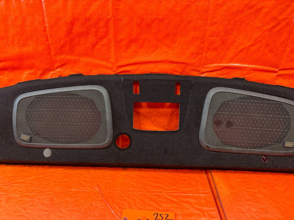 97 01 HONDA PRELUDE   REAR UPPER TRUNK TRIM / SPEAKER COVER TRAY  7
