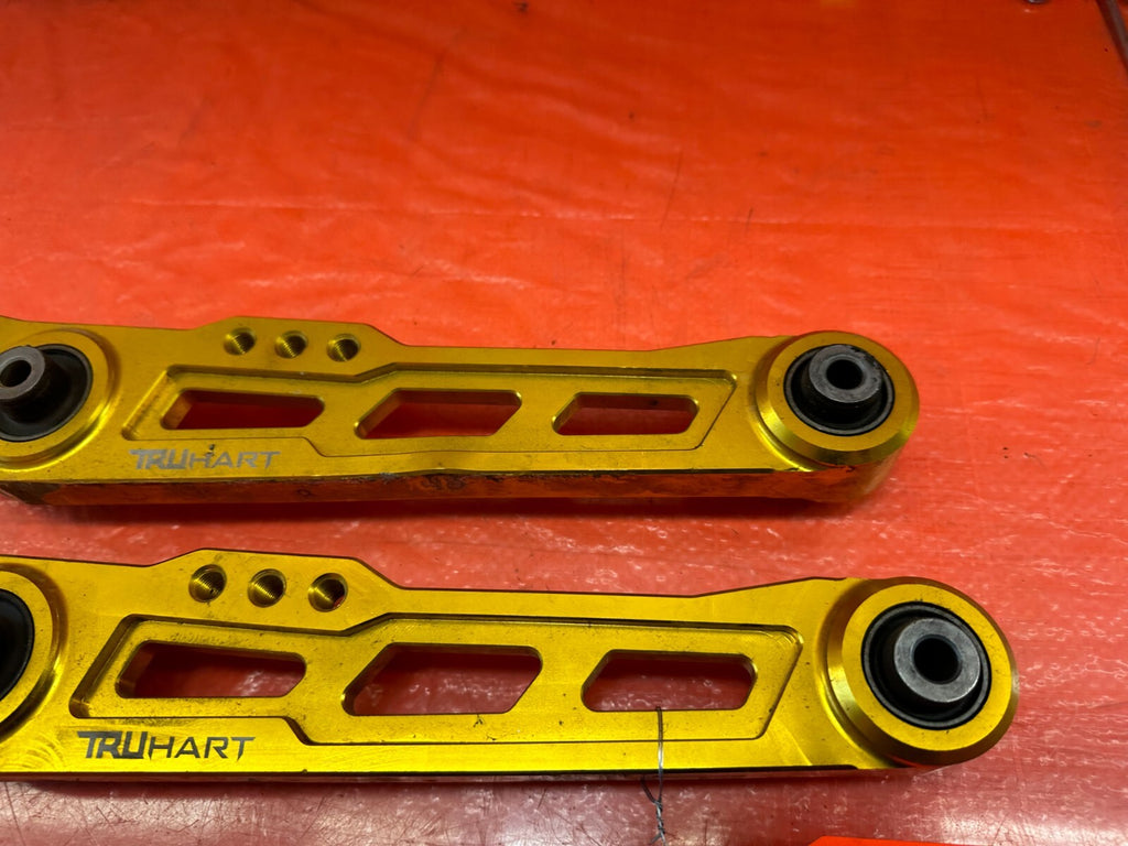 92 94 HONDA CIVIC   TRUHART REAR LOWER CONTROL ARMS   LEFT & RIGHT   GOLD   #2353