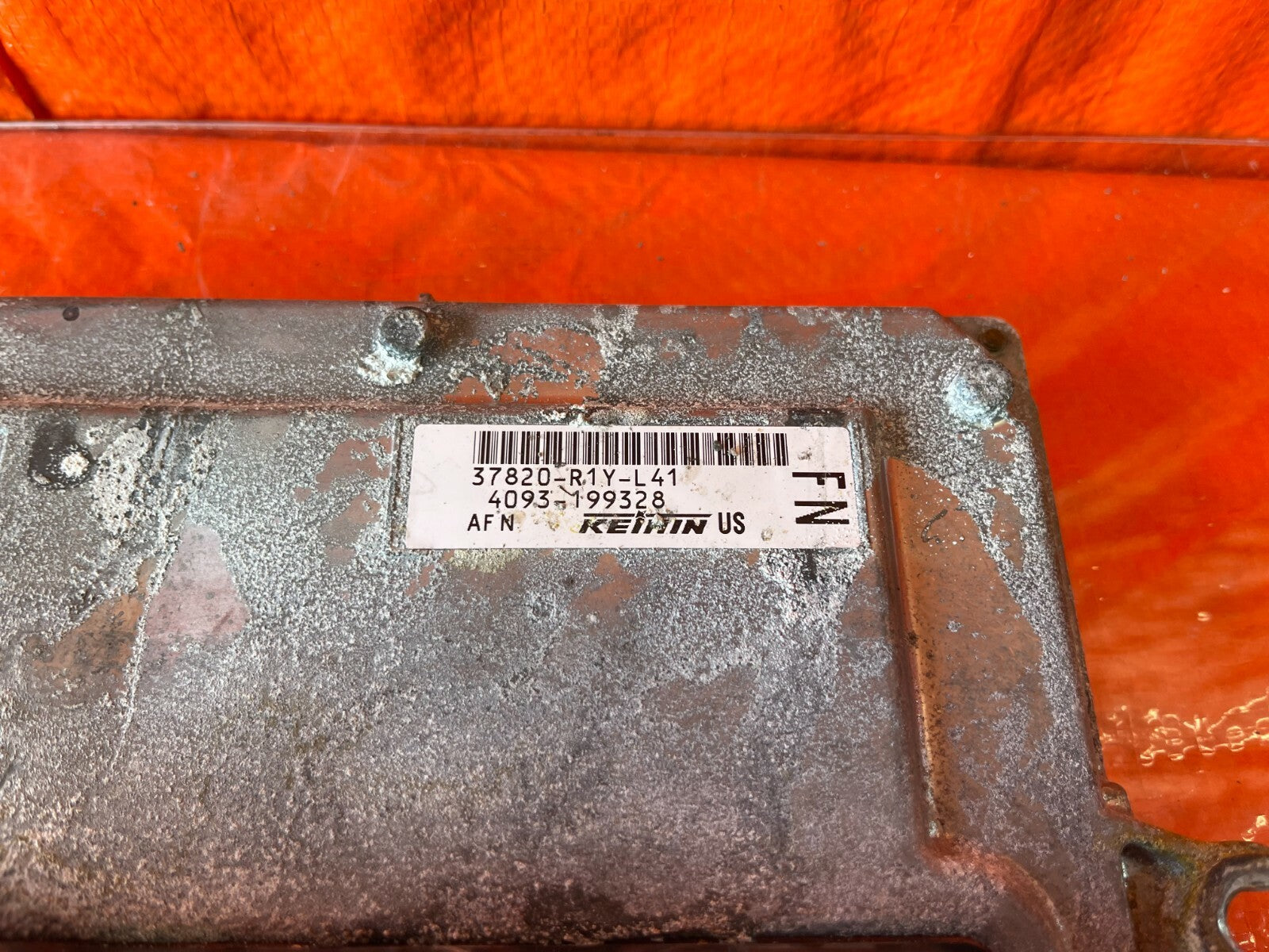12 13 HONDA CIVIC 1.8L AUTOMATIC TRANSMISSION ENGINE COMPUTER ECU 37820 R1Y L413