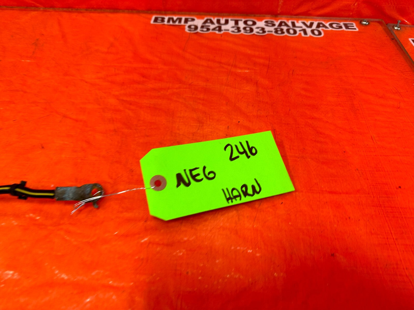 96 01 ACURA INTEGRA   NEGATIVE TERMINAL BATTERY GROUND WIRE HARNESS OEM #2463