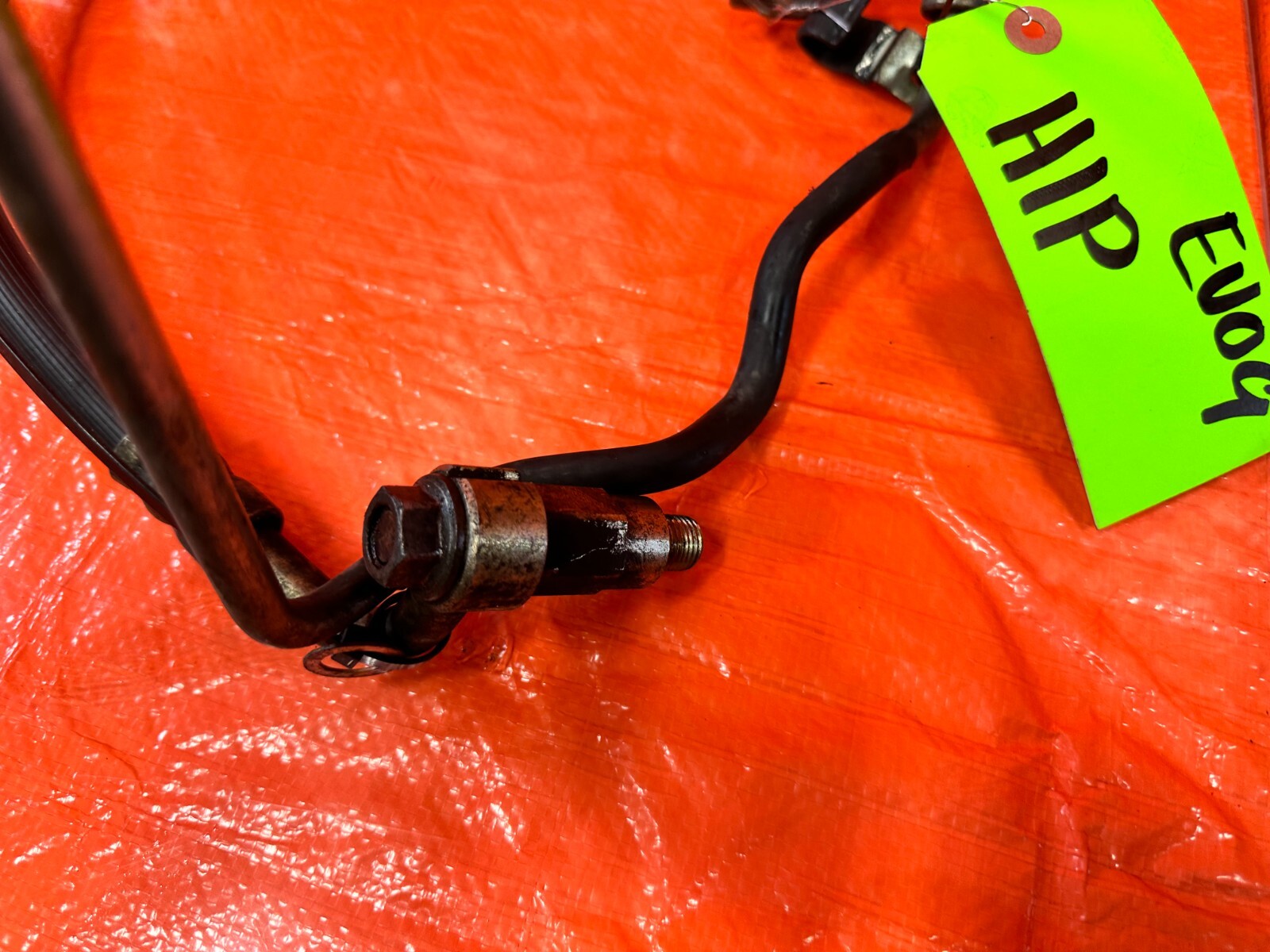 03 06 LANCER EVOLUTION VIII 8 EVO IX 9   HIGH PRESSURE POWER STEERING HOSE LINE4