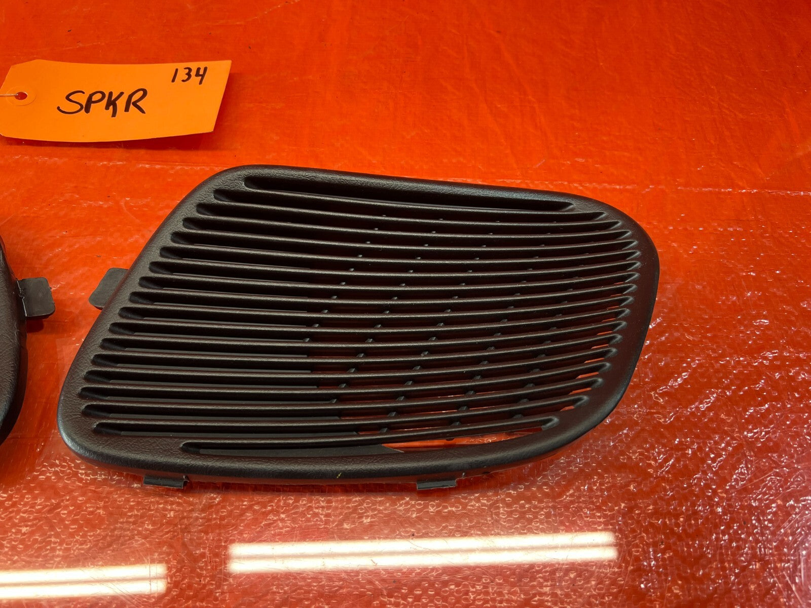 94 01 ACURA INTEGRA 2D REAR SPEAKER COVER TRIM PLASTIC LEFT  RIGHT BLACK OEM 1344