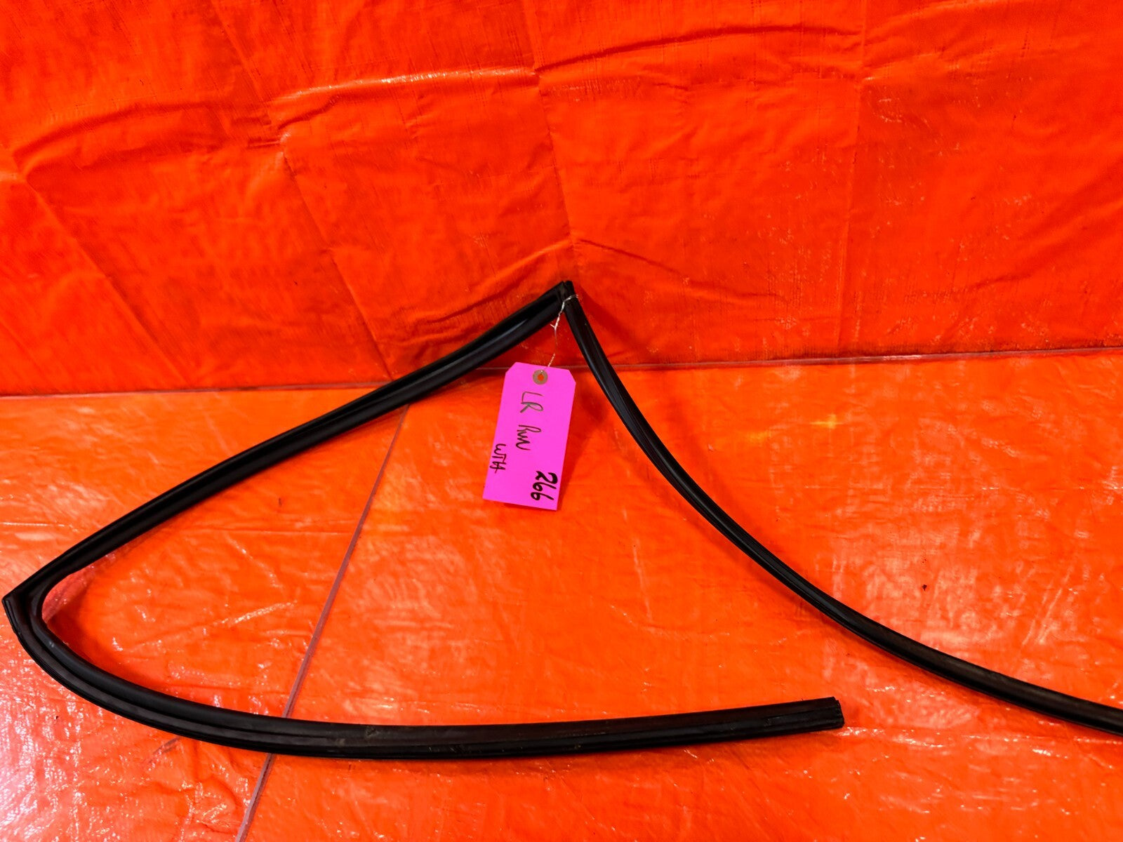 15 21 SUBARU WRX & STI DRIVER LEFT REAR WINDOW GLASS RUN CHANNEL   OEM #2665