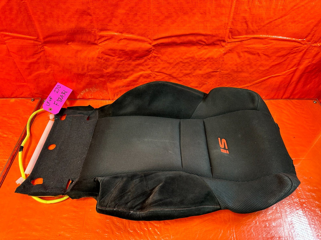 06 11 HONDA CIVIC SI DRIVER LEFT FRONT UPPER SEAT SKIN CLOTH FABRIC COVER OEM 700