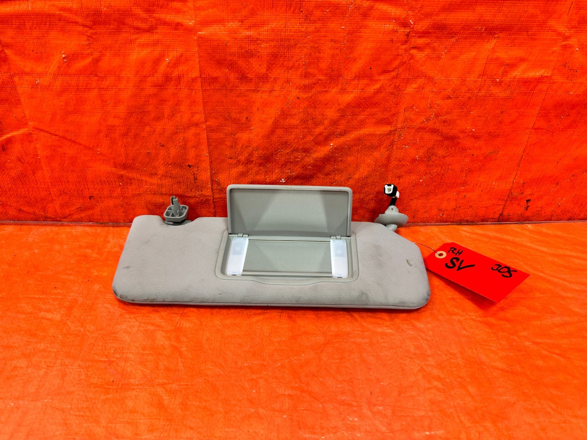 11-14 ACURA TSX - PASSENGER RIGHT SUN VISOR - GRAY COLOR - OEM 3051