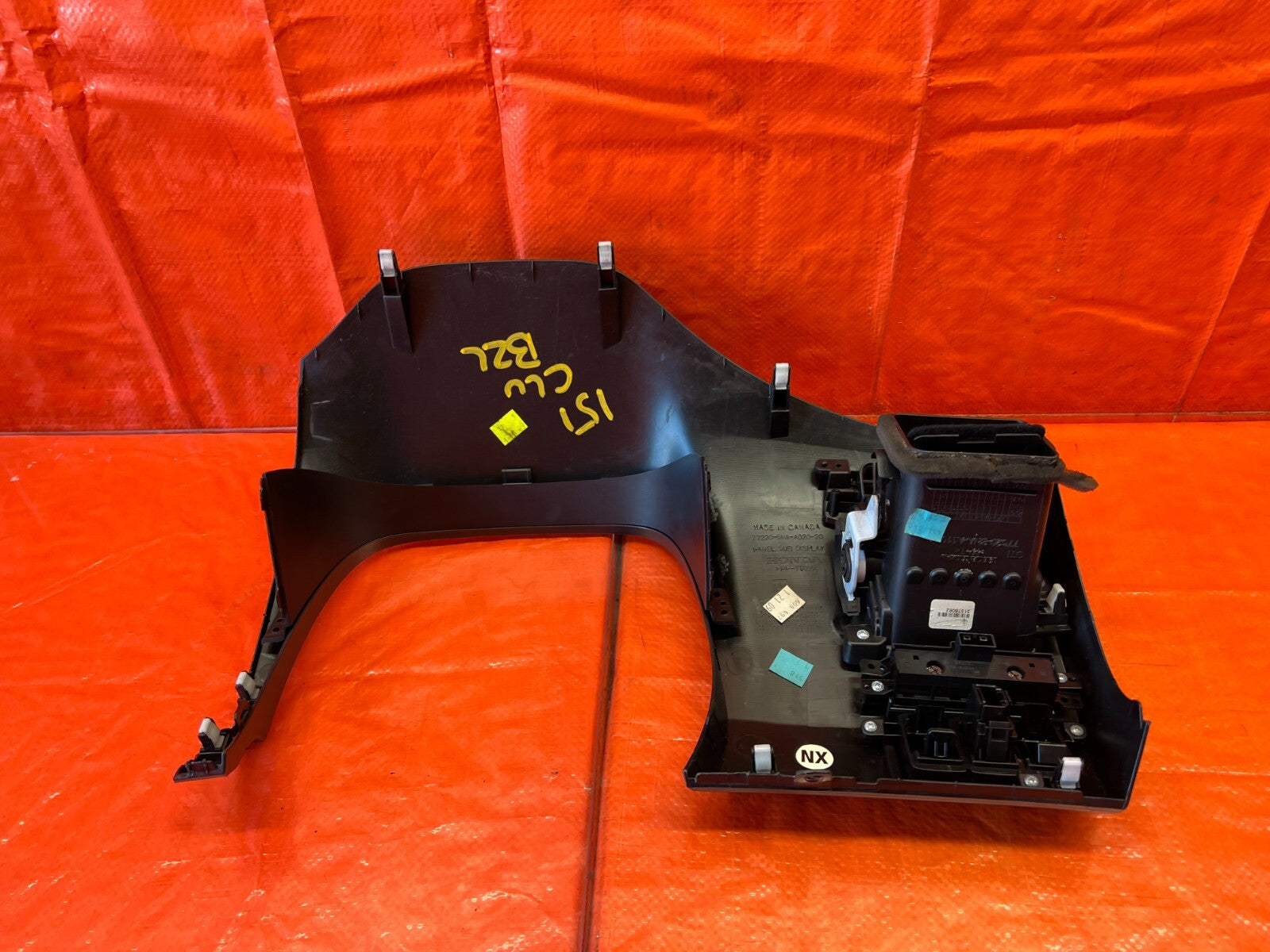 06 11 HONDA CIVIC COUPE & SEDAN INSTRUMENT GAUGE CLUSTER BEZEL TRIM OEM OE #15110
