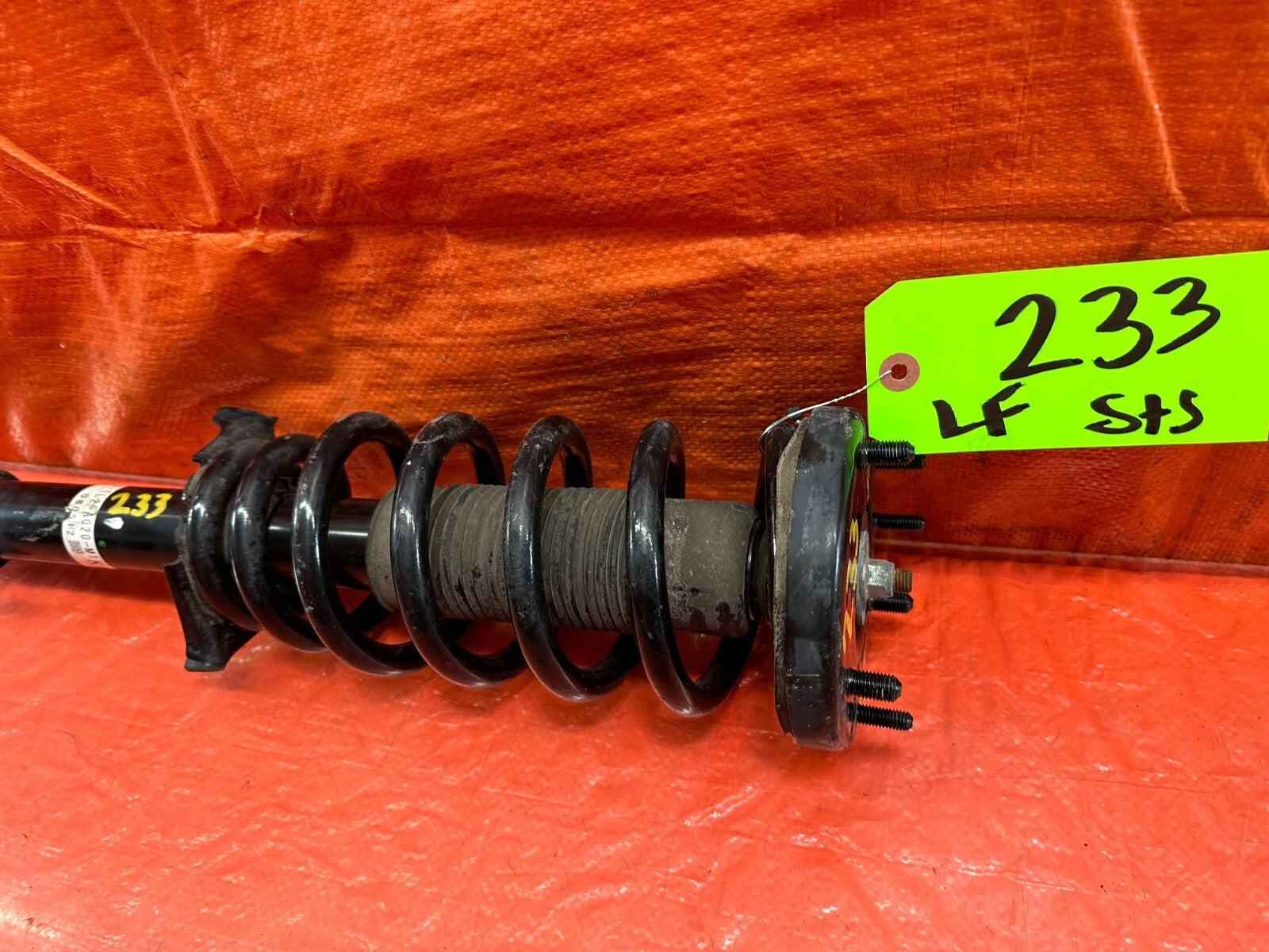 09 14 ACURA TSX   2.4L   DRIVER LEFT FRONT   SHOCK AND SPRING STRUT   OEM #2332