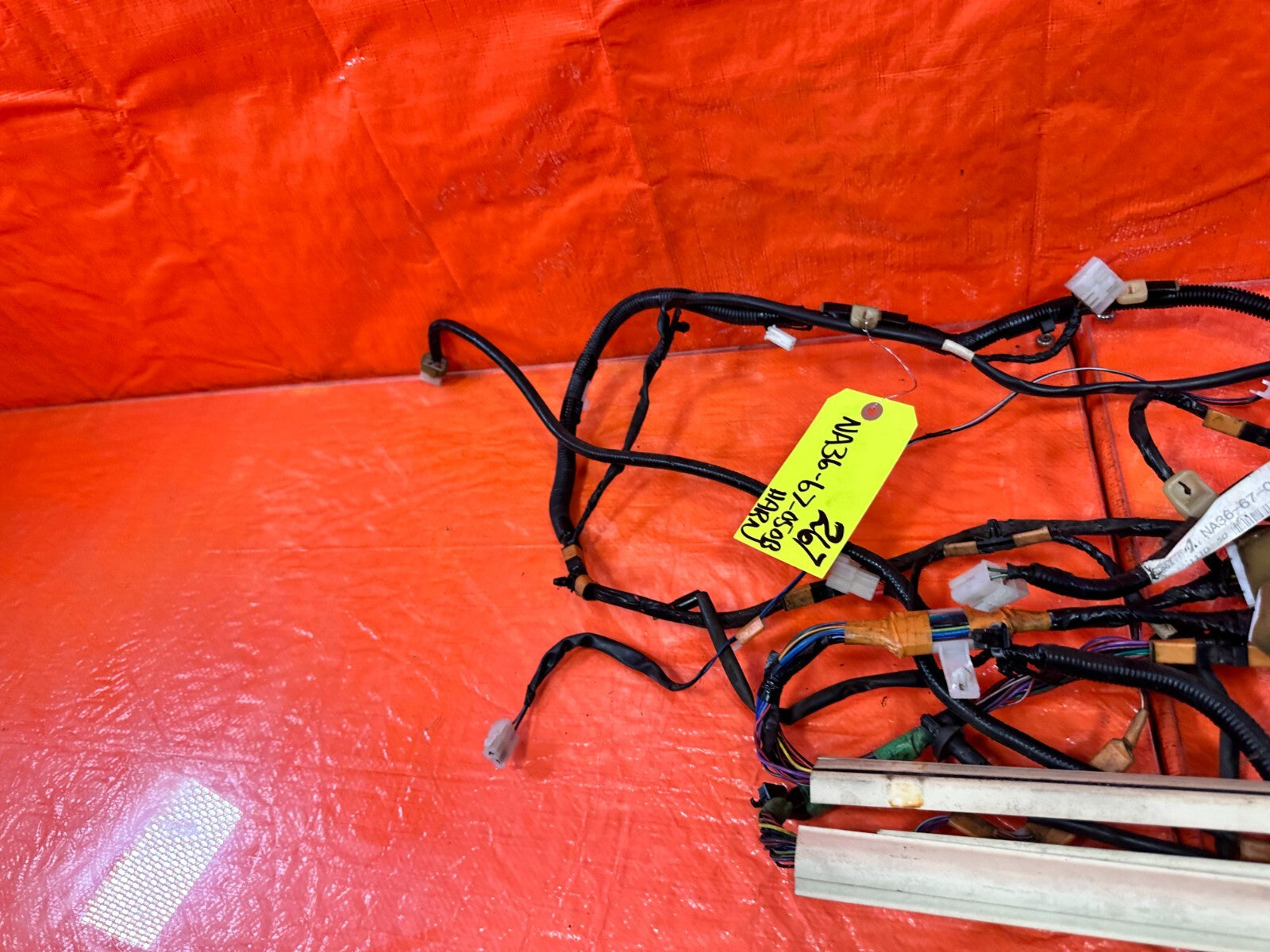 1993 93 MAZDA MX 5 MIATA   INTERIOR FLOOR WIRING HARNESS WIRE LOOM   OEM #2679
