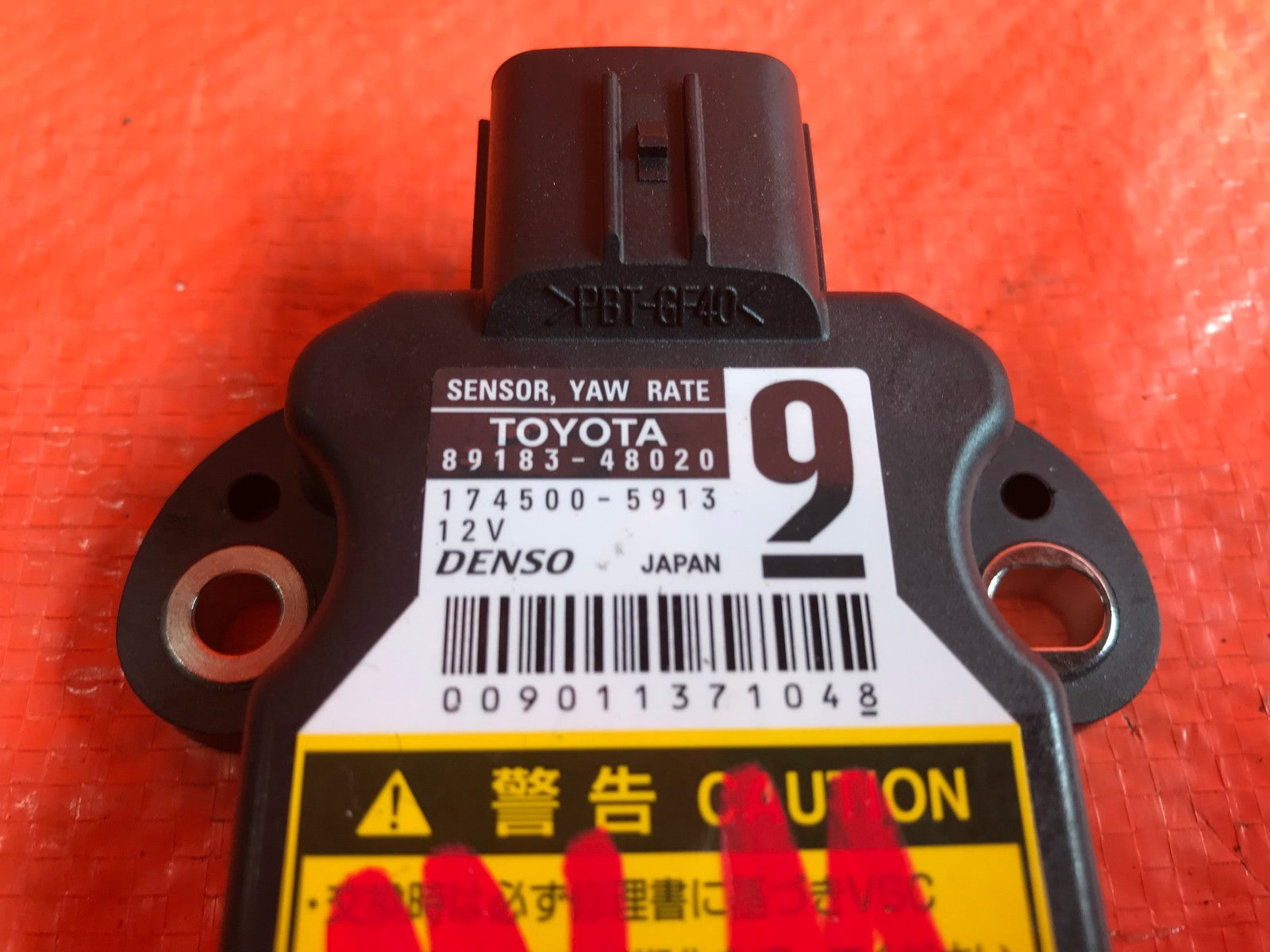 OEM LEXUS YAW RATE SENSOR   FITS VARIOUS LEXUS MODELS   MATCH PART# 89183 480201