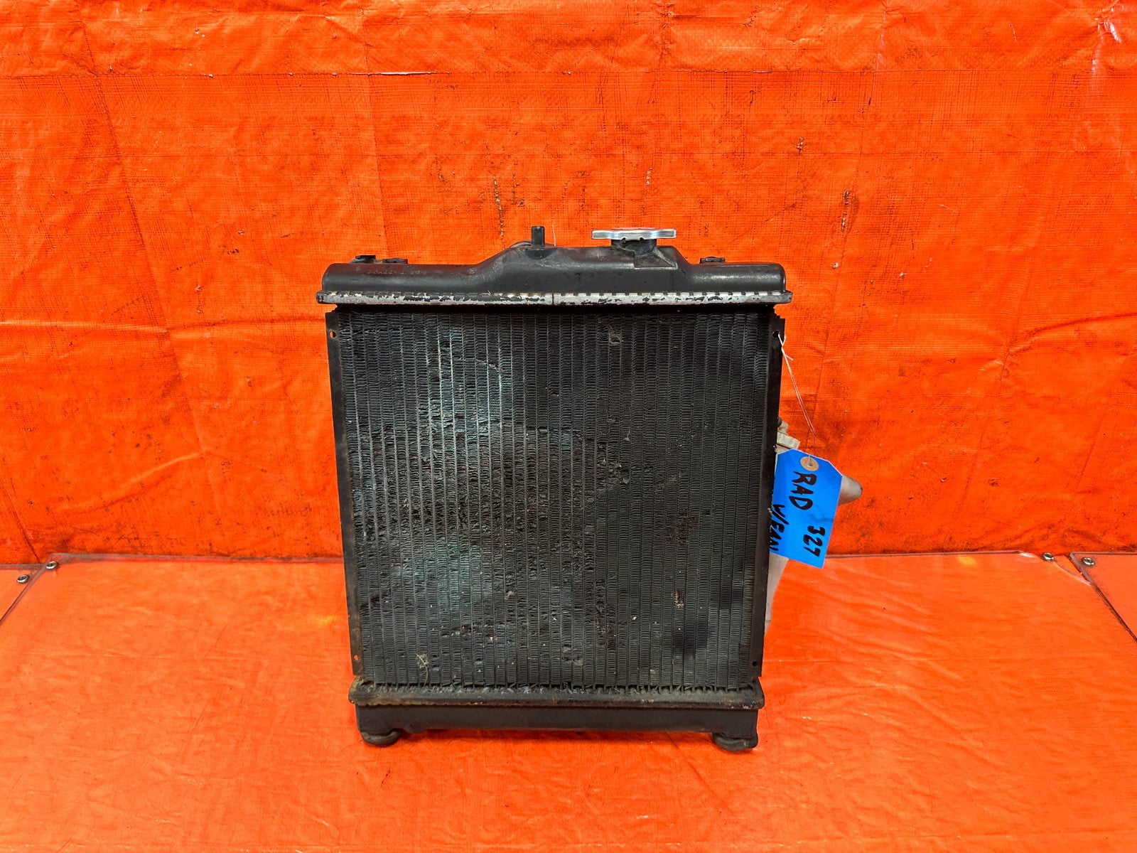 93 97 HONDA DEL SOL 92 00 CIVIC   RADIATOR W/ FAN & HOSES   OEM #3271