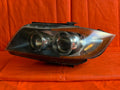 OEM 2006 2007 2008 BMW E90 335i 328i DRIVER LEFT ADAPTIVE HID HEADLIGHT   FLAWS!0