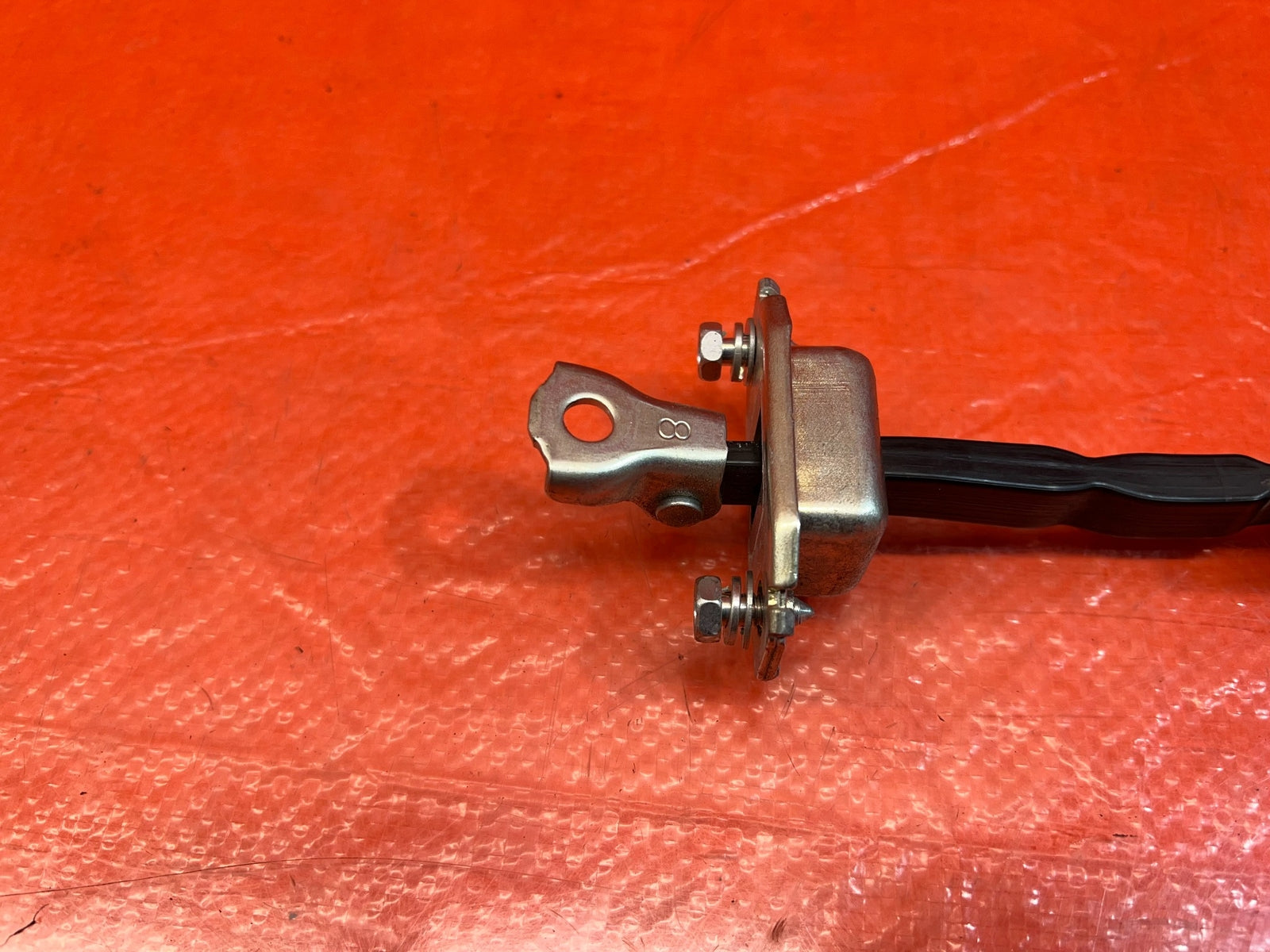 08 15 LANCER EVOLUTION 10 LEFT / RIGHT REAR DOOR CHECKER HINGE ARM STOPPER 17510
